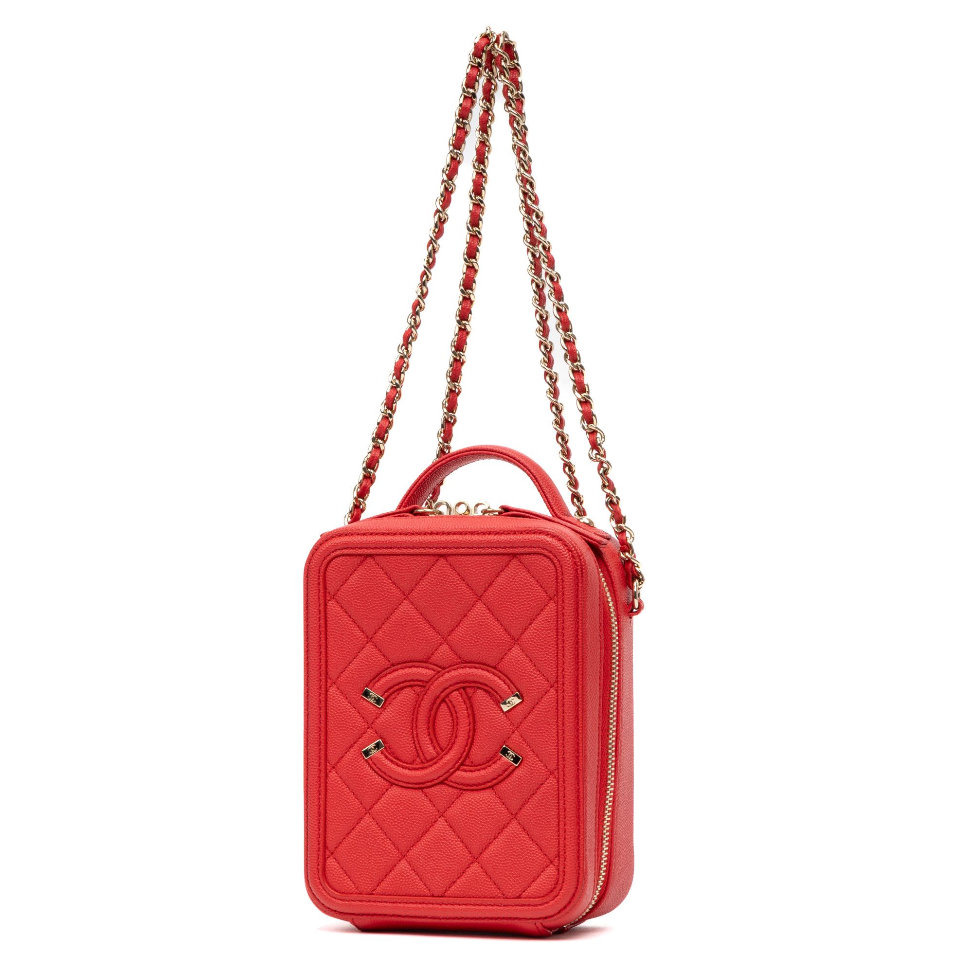 Chanel Filigree Vertical Vanity Case Mini Size ONE SIZE - 2 Thumbnail