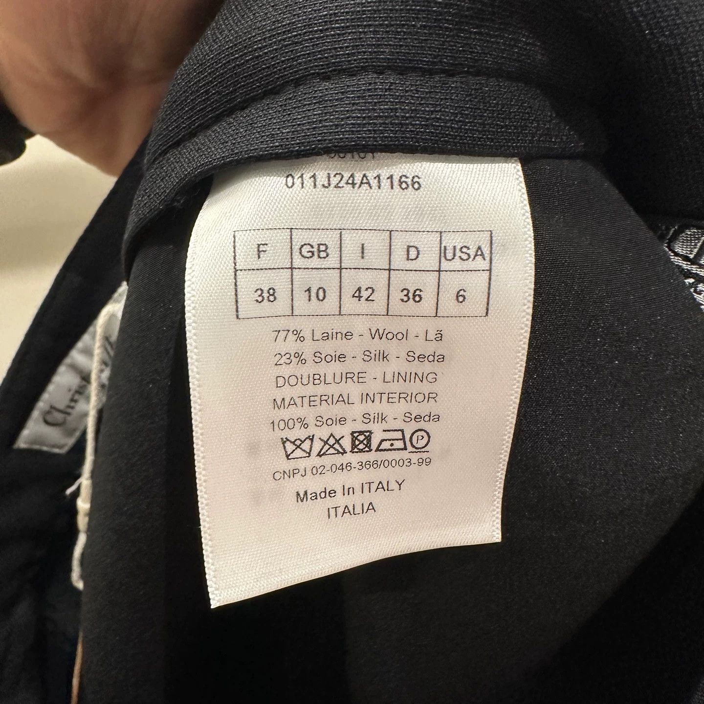 Dior Dior Wool T-Shirt it_38 Women Size XS / US 0-2 / IT 36-38 - 4 Thumbnail