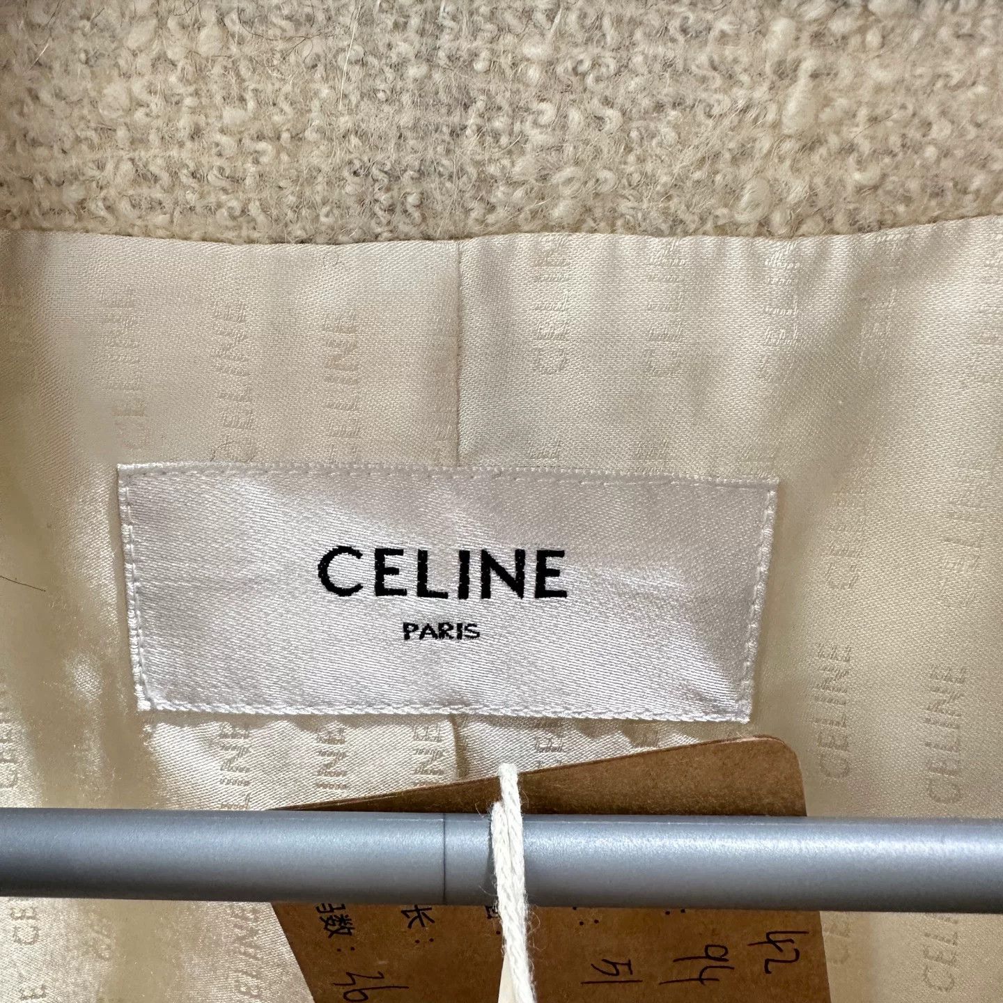 Celine Celine Striped Beige Dress it_36 Women Size XS / US 0-2 / IT 36-38 - 4 Thumbnail