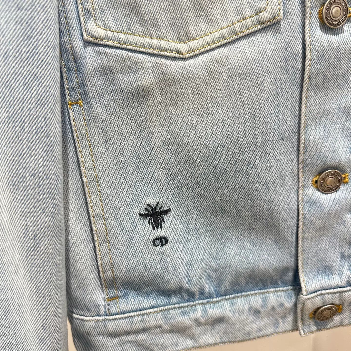 Dior Dior Denim Blue T-Shirt us_4 Women Size S / US 4 / IT 40 - 4 Thumbnail
