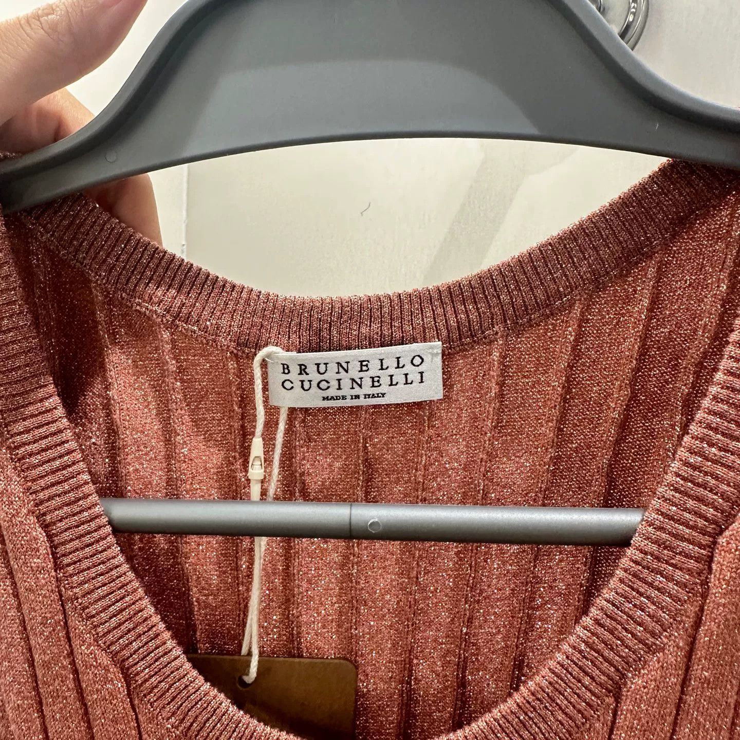Brunello Cucinelli Brunello Cucinelli Beige Tank Top XS Women Size XS / US 0-2 / IT 36-38 - 3 Thumbnail