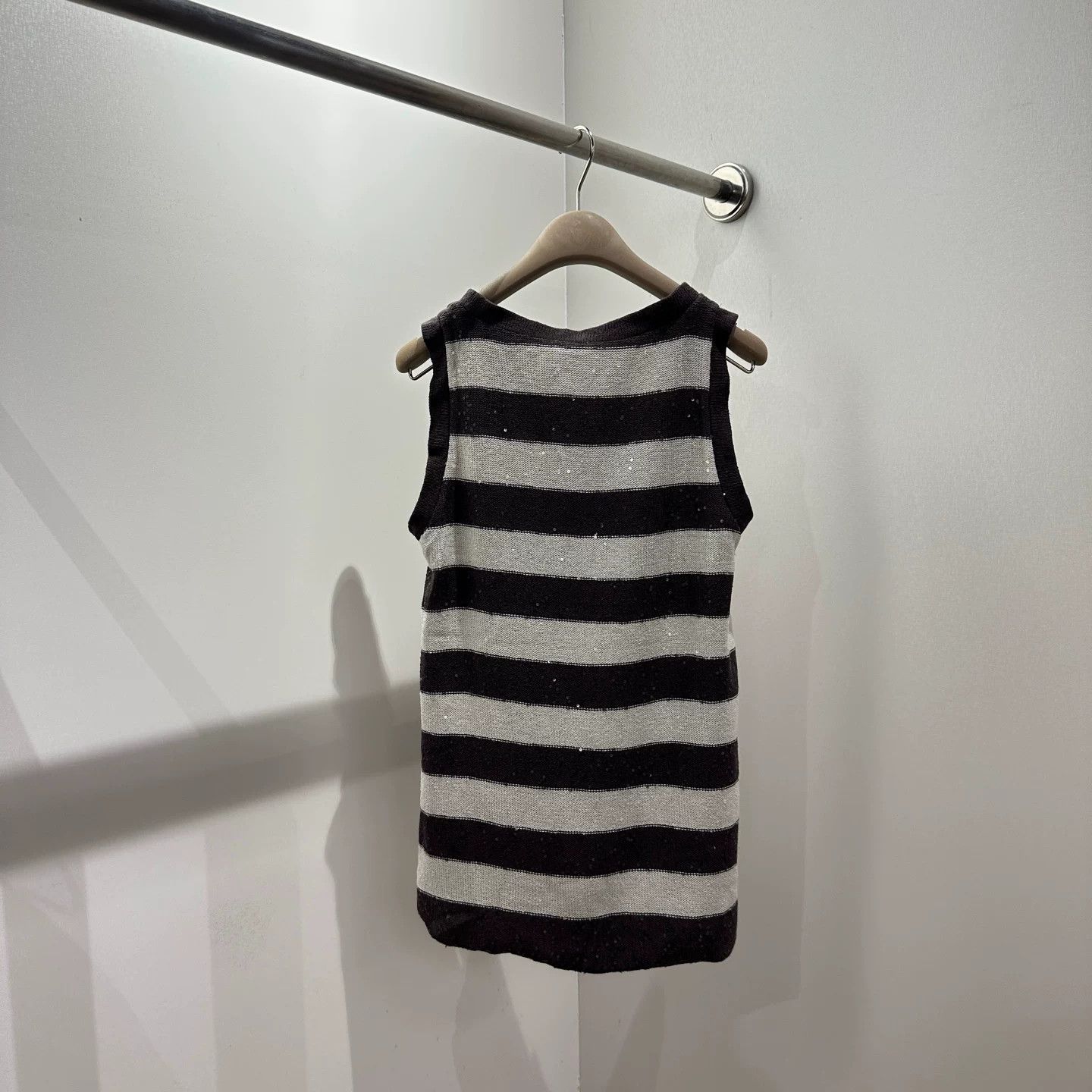 Brunello Cucinelli Brunello Cucinelli Striped Tank Top M Women Size M / US 6-8 / IT 42-44 - 2 Thumbnail