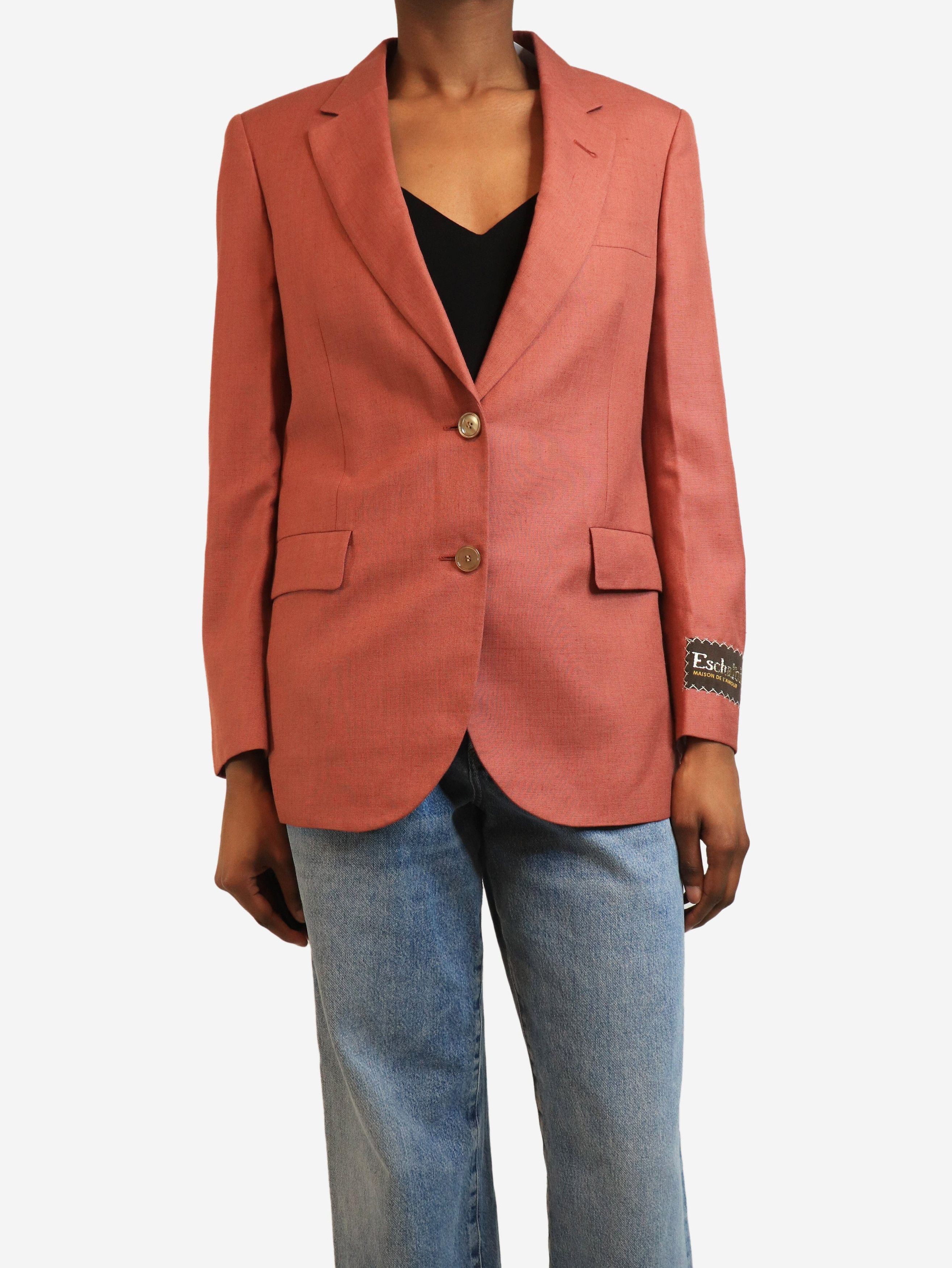 Gucci Dusty pink linen blazer - S Size S / US 4 / IT 40 - 4 Thumbnail