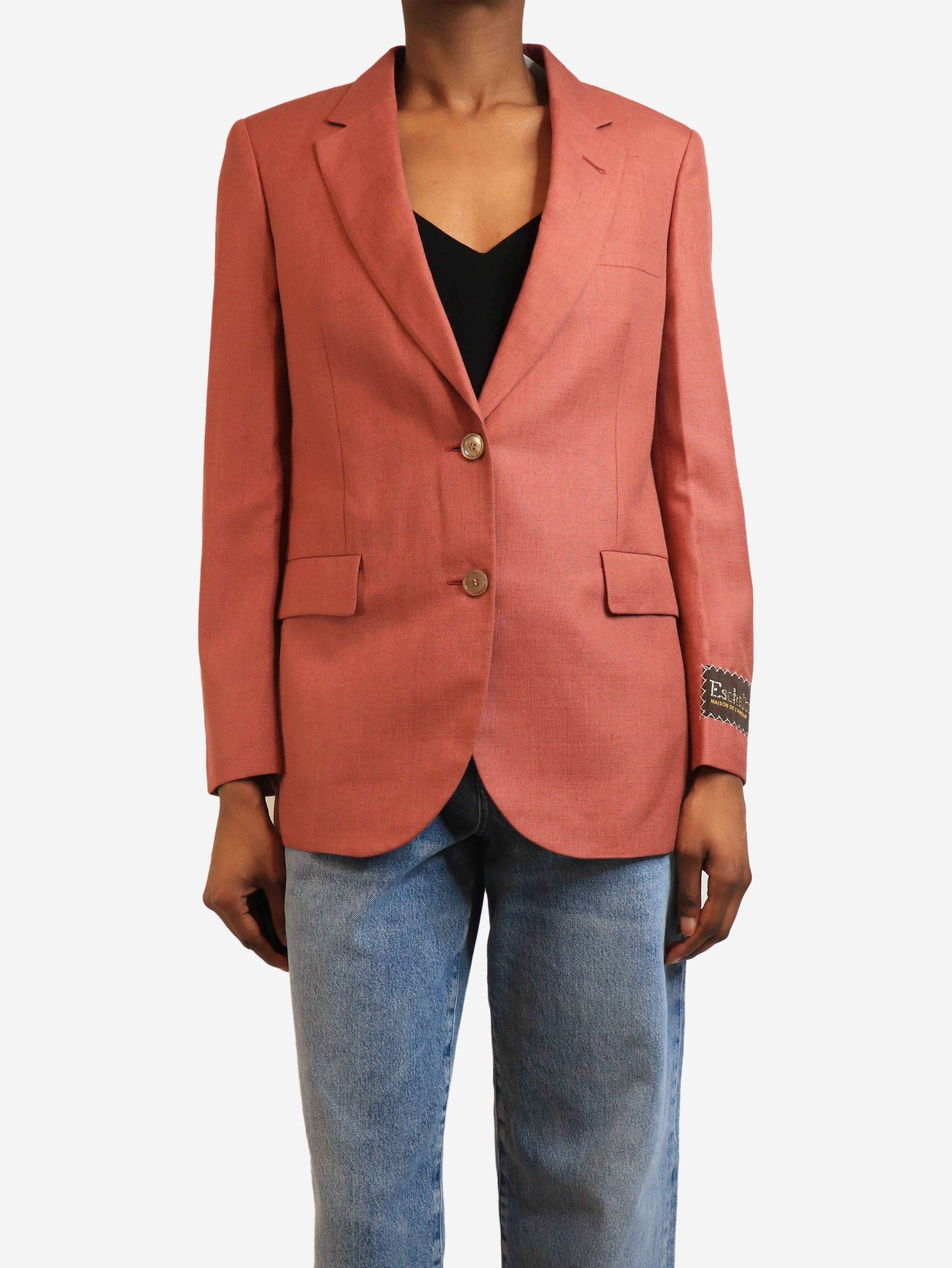 Gucci Dusty pink linen blazer - S Size S / US 4 / IT 40 - 2 Thumbnail