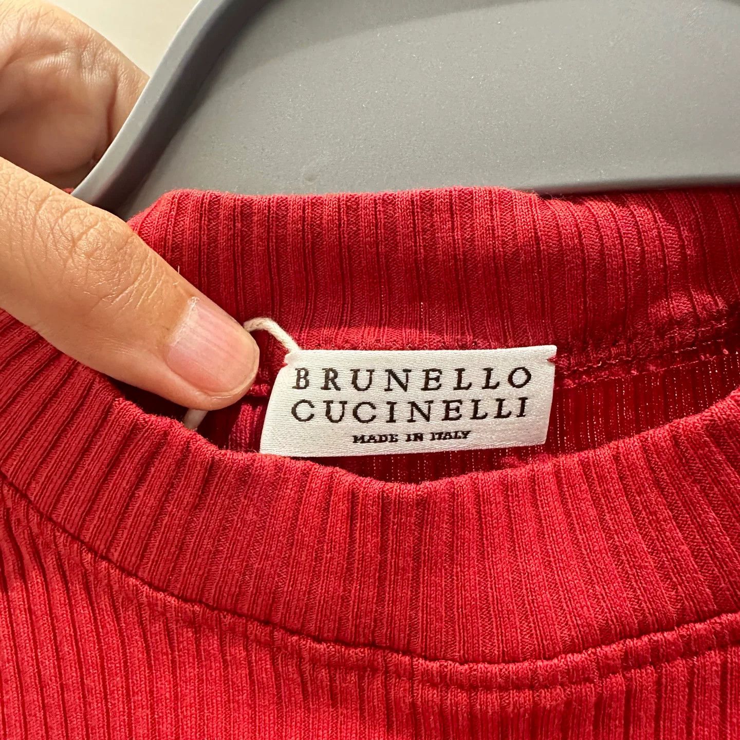 Brunello Cucinelli Brunello Cucinelli Red Tank Top XS Women Size XS / US 0-2 / IT 36-38 - 3 Thumbnail