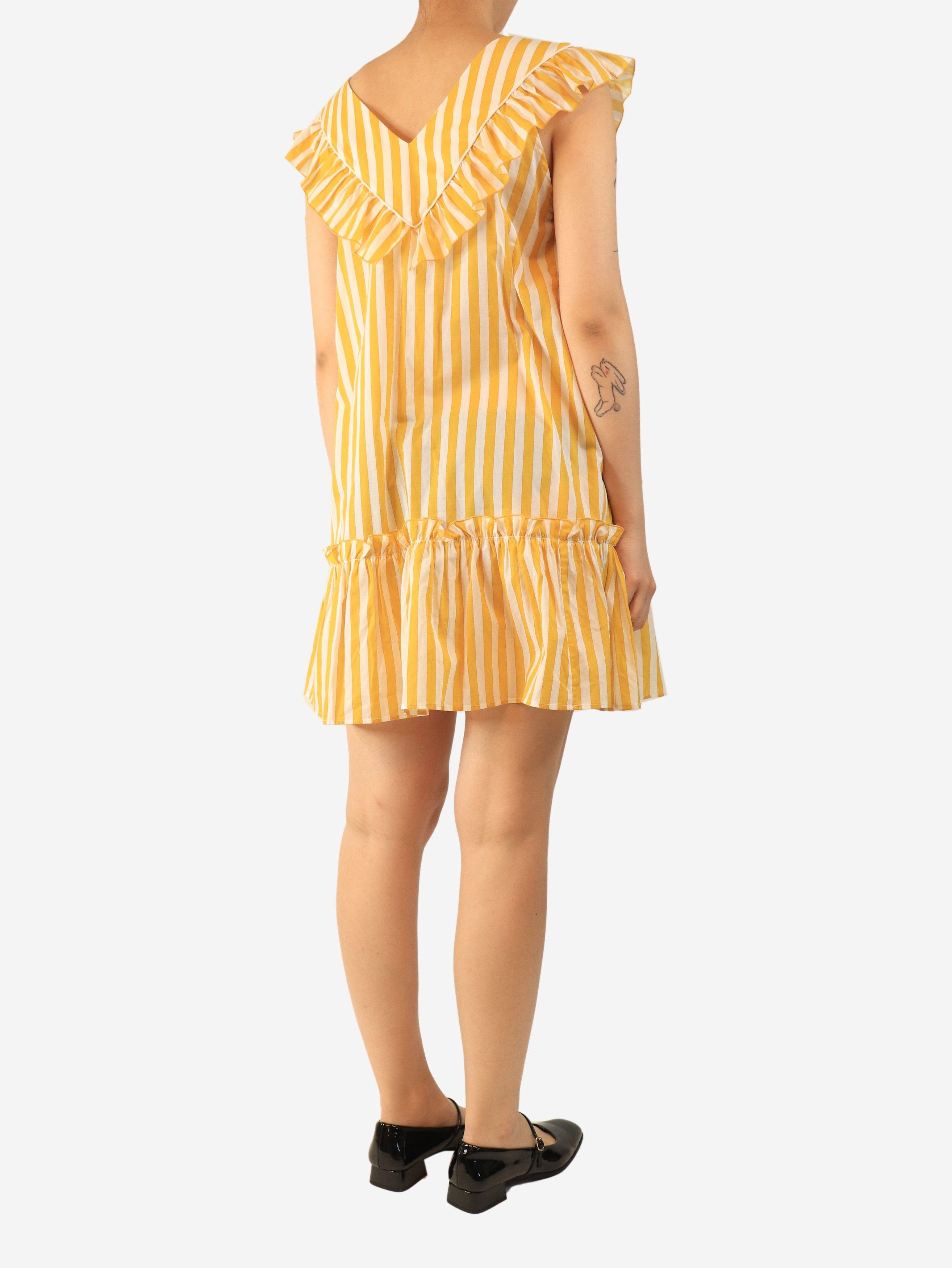 Other Yellow striped mini dress - UK 12 Size M / US 6-8 / IT 42-44 - 2 Thumbnail