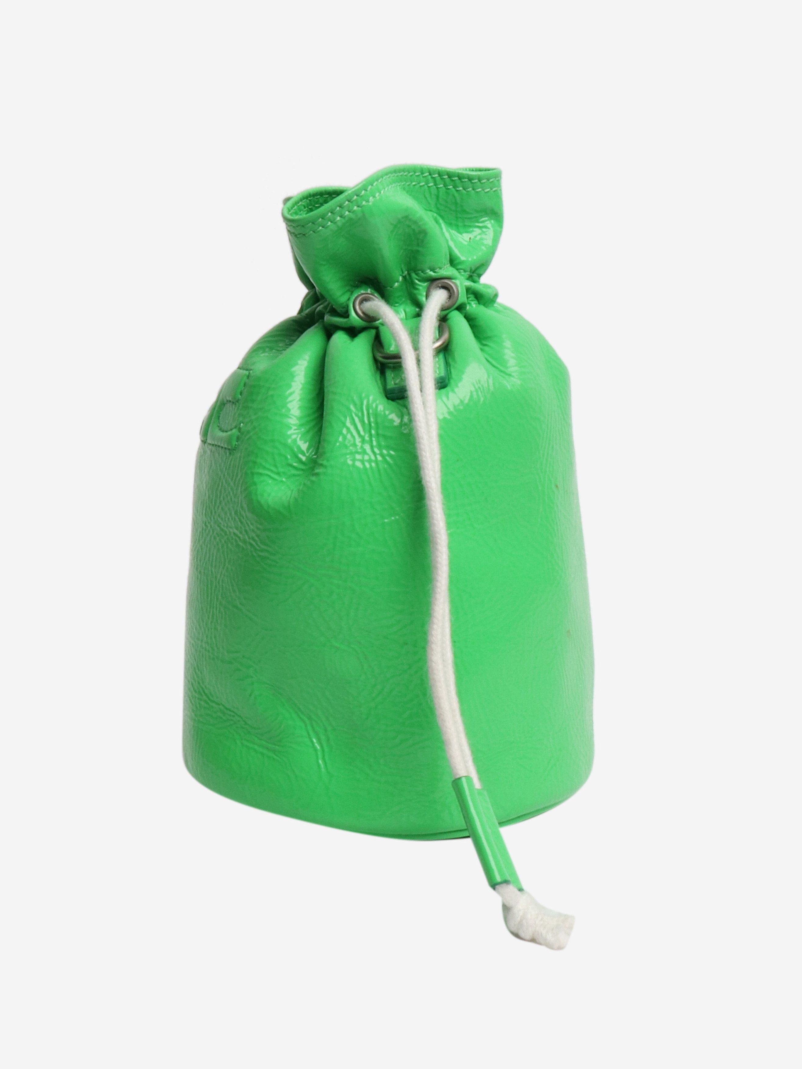 Other Acid green patent leather toggle bucket bag Size ONE SIZE - 3 Thumbnail