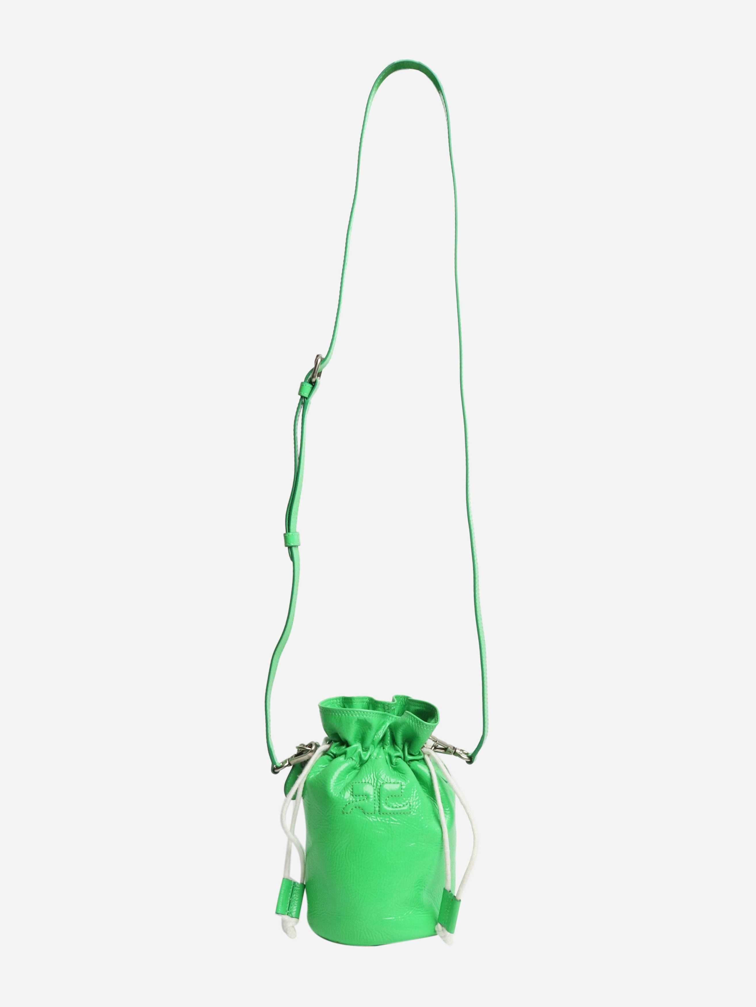 Other Acid green patent leather toggle bucket bag Size ONE SIZE - 2 Thumbnail