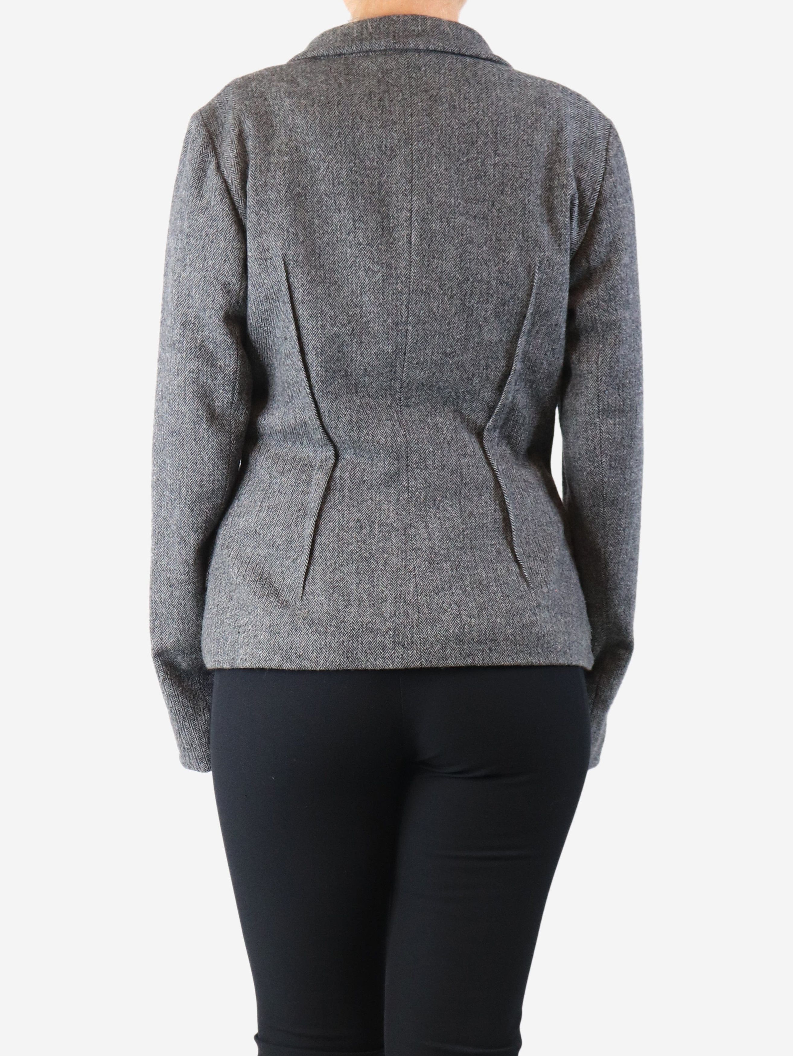 Other Grey Herringbone wool jacket - UK 12 Size M / US 6-8 / IT 42-44 - 2 Thumbnail