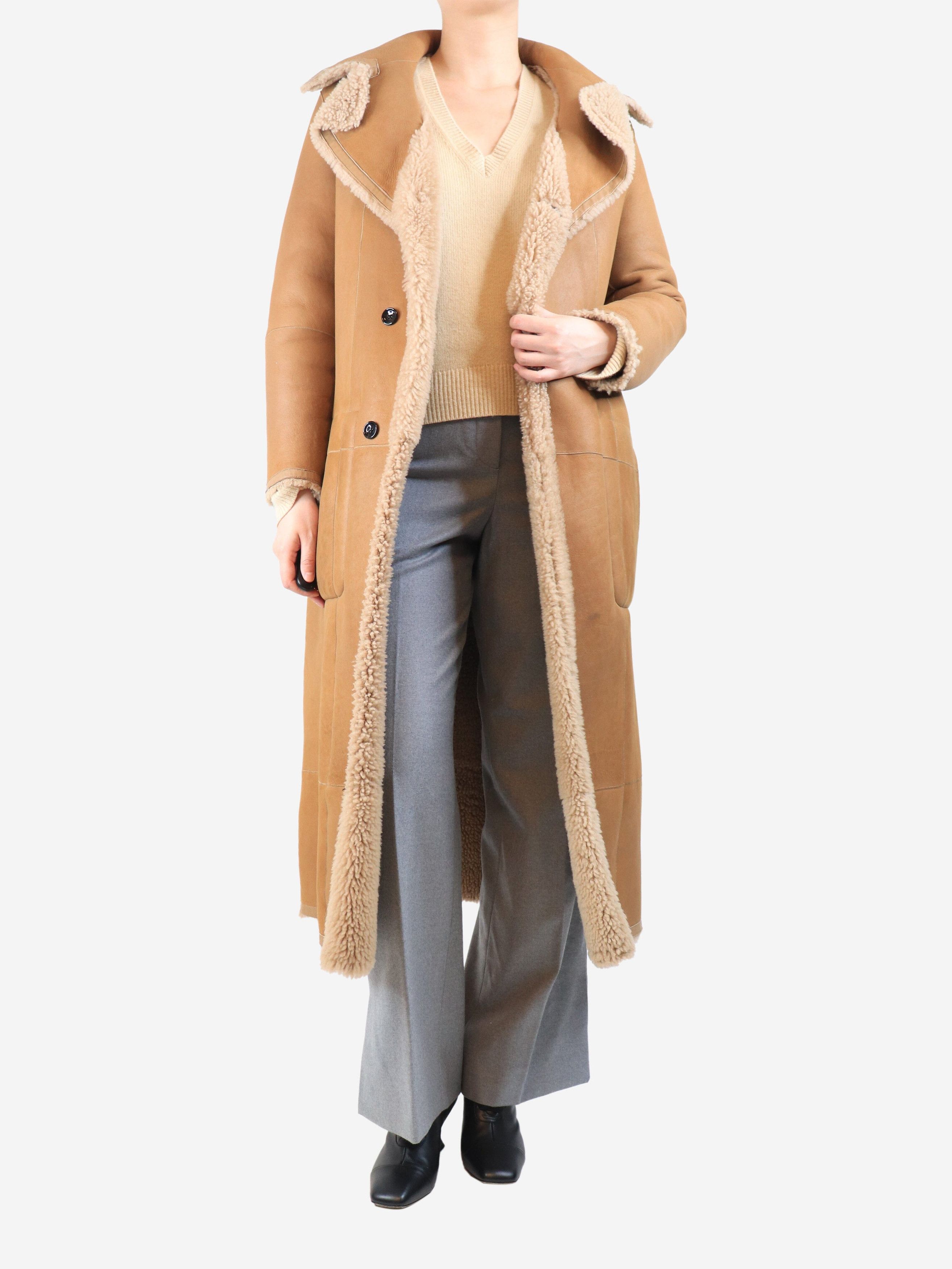 Other Brown Maybelle reversible shearling coat - UK 12 Size M / US 6-8 / IT 42-44 - 3 Thumbnail