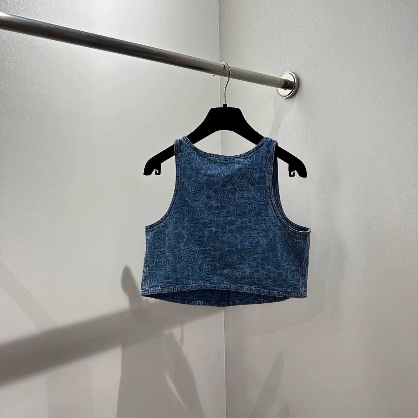 Chanel Chanel Denim T-Shirt us_4 Women Size S / US 4 / IT 40 - 2 Thumbnail
