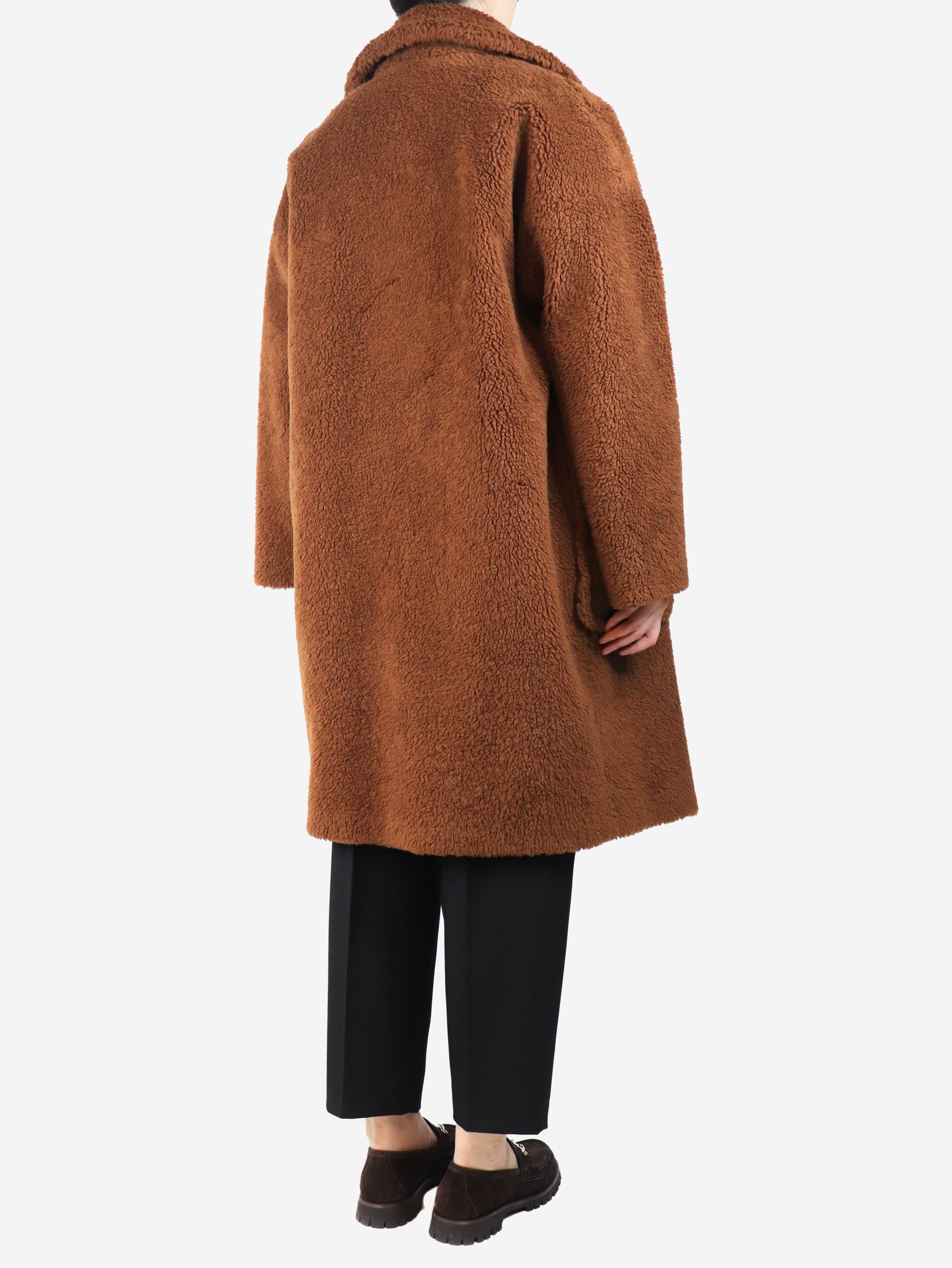 Other Brown teddy coat - UK 14 Size L / US 10 / IT 46 - 2 Thumbnail