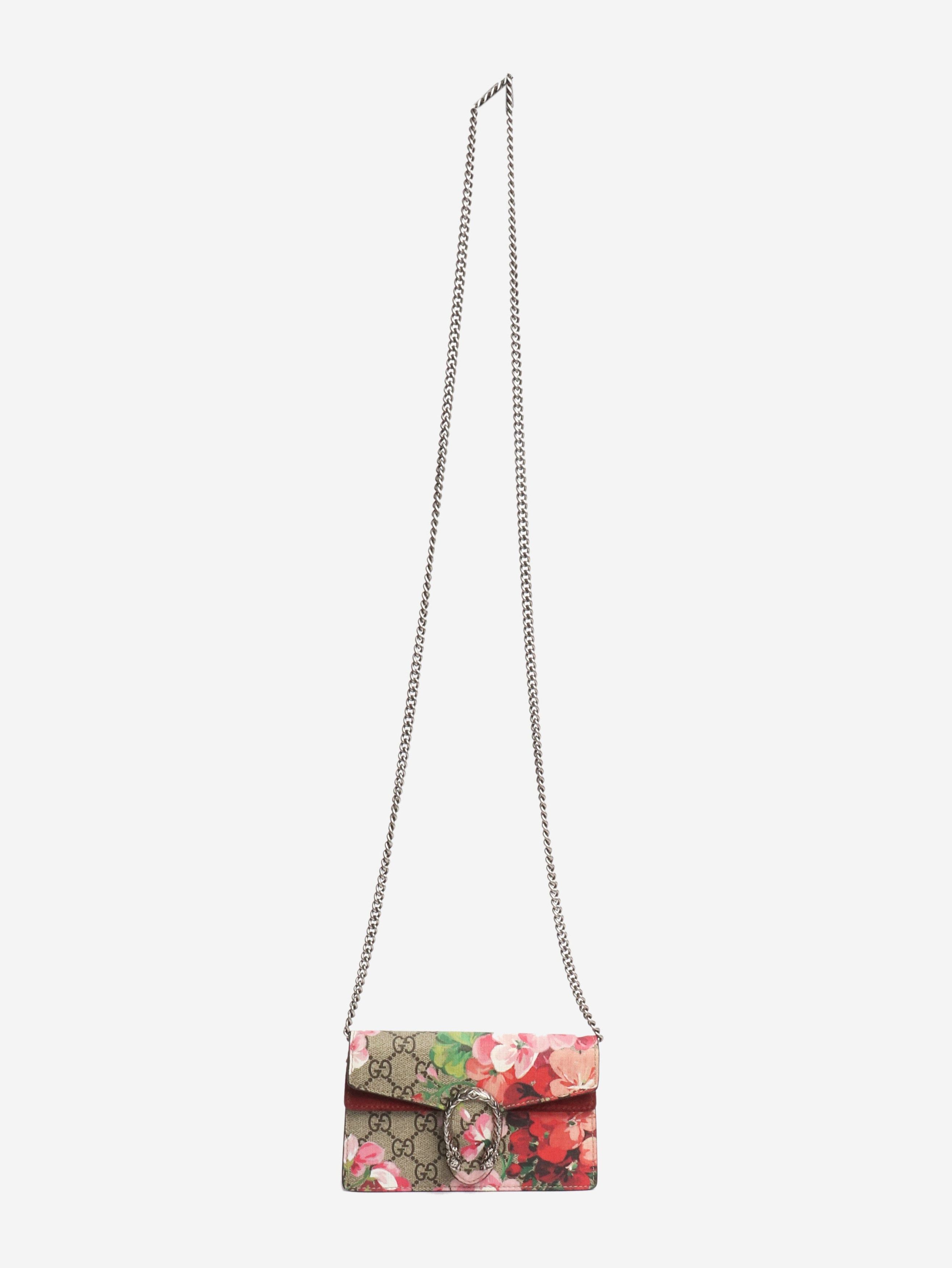 Gucci Burgundy mini GG Supreme Dionysus crossbody bag Size ONE SIZE - 2 Thumbnail