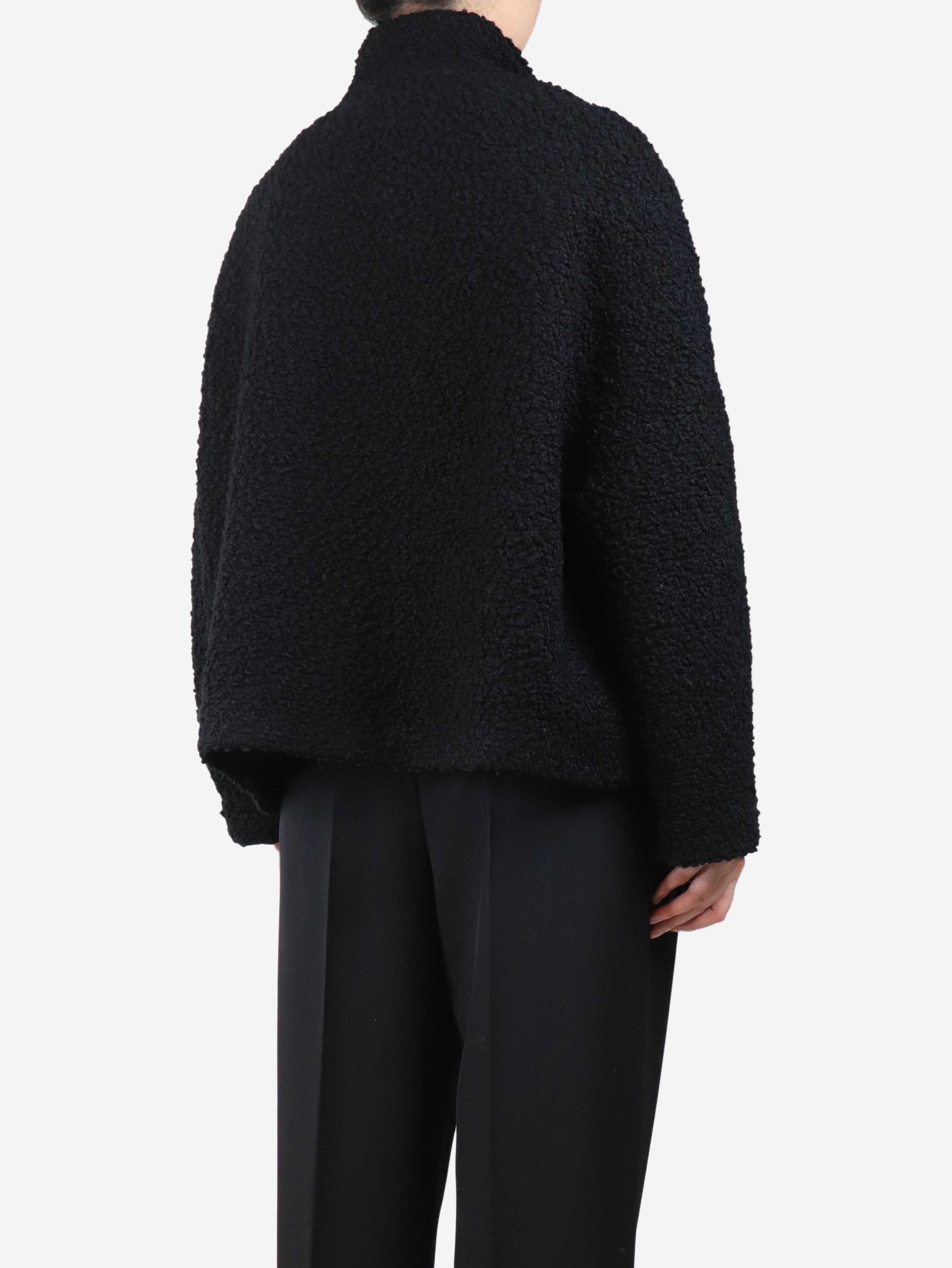 Other Black wool textured jacket - L Size L / US 10 / IT 46 - 2 Thumbnail