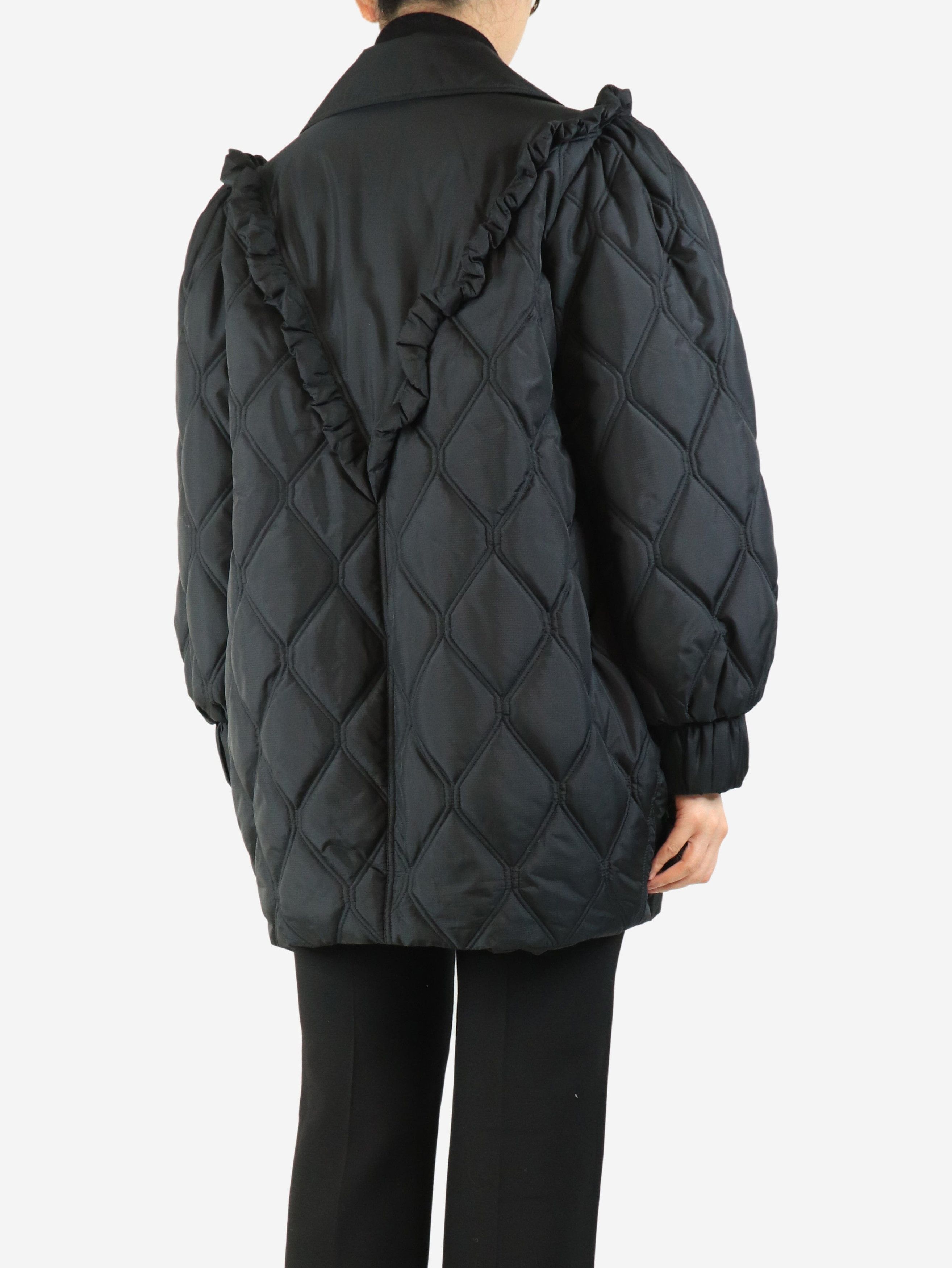Other Black quilted frill jacket - UK 10 Size M / US 6-8 / IT 42-44 - 2 Thumbnail