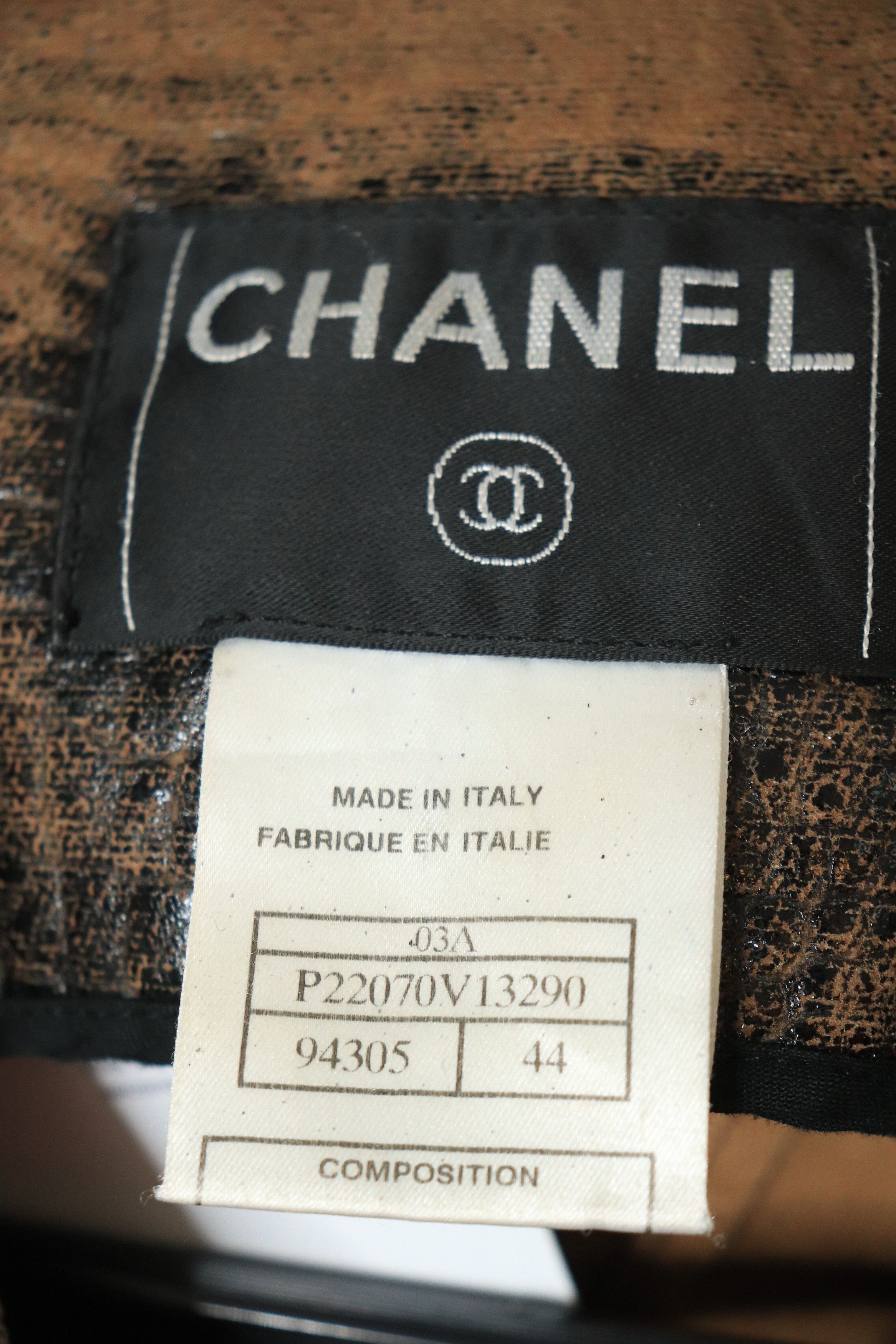 Other Brown vintage 2003 distressed faux-leather jacket - UK 16 Size XL / US 12-14 / IT 48-50 - 4 Thumbnail
