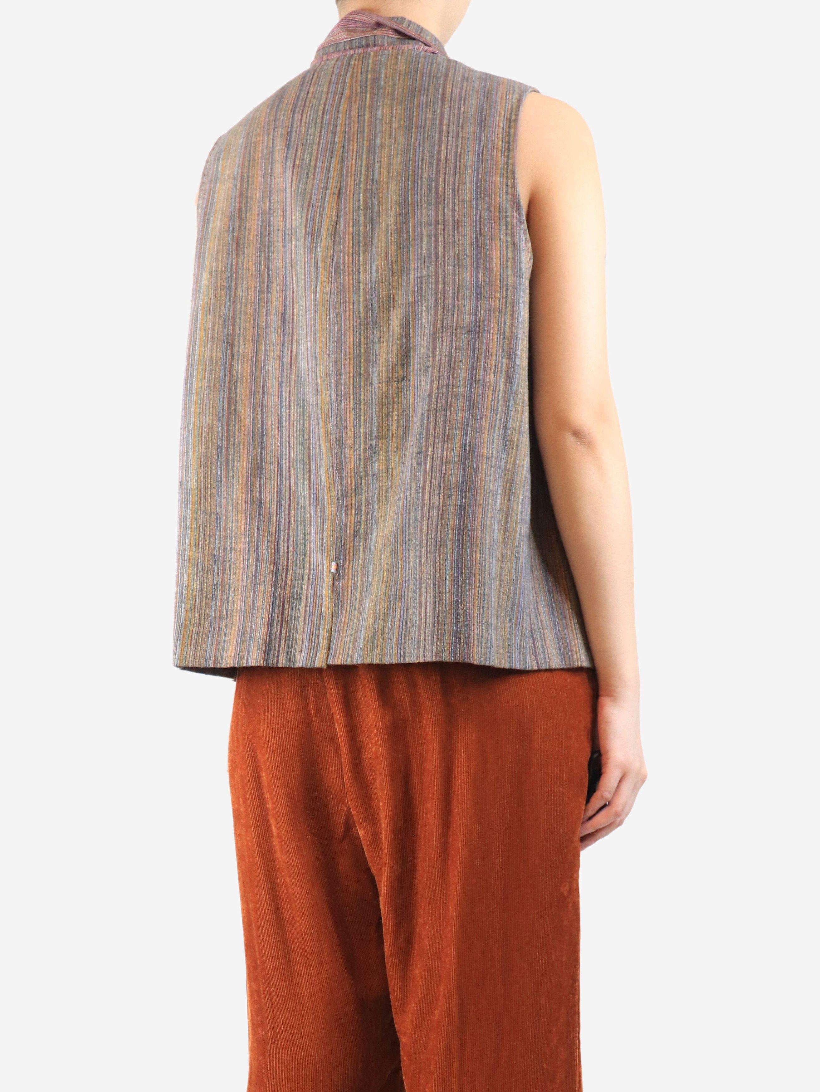 Other Multicolour embroidered waistcoat - One Size ONE SIZE - 2 Thumbnail