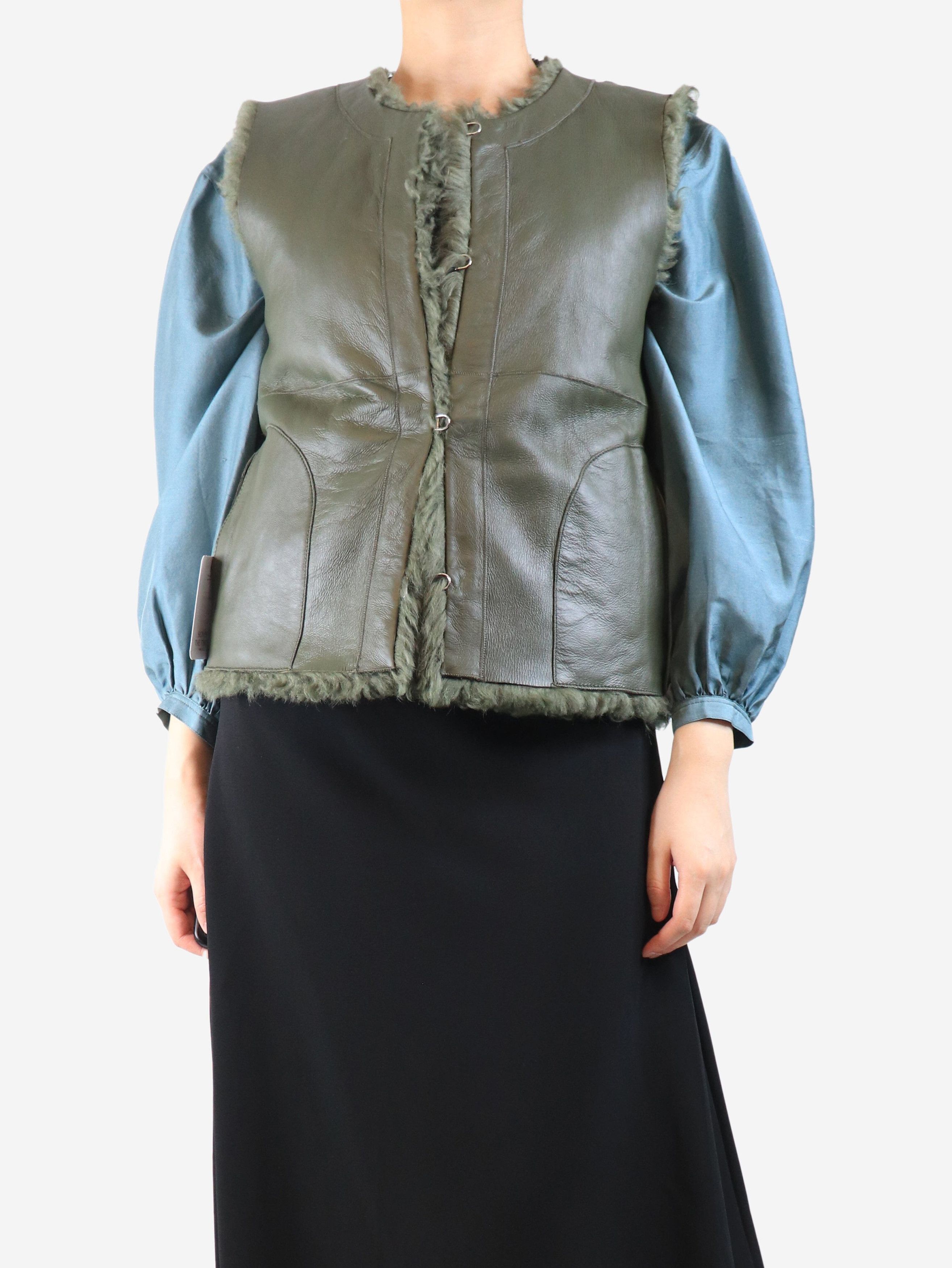 Other Khaki reversible shearling vest - S Size S / US 4 / IT 40 - 3 Thumbnail