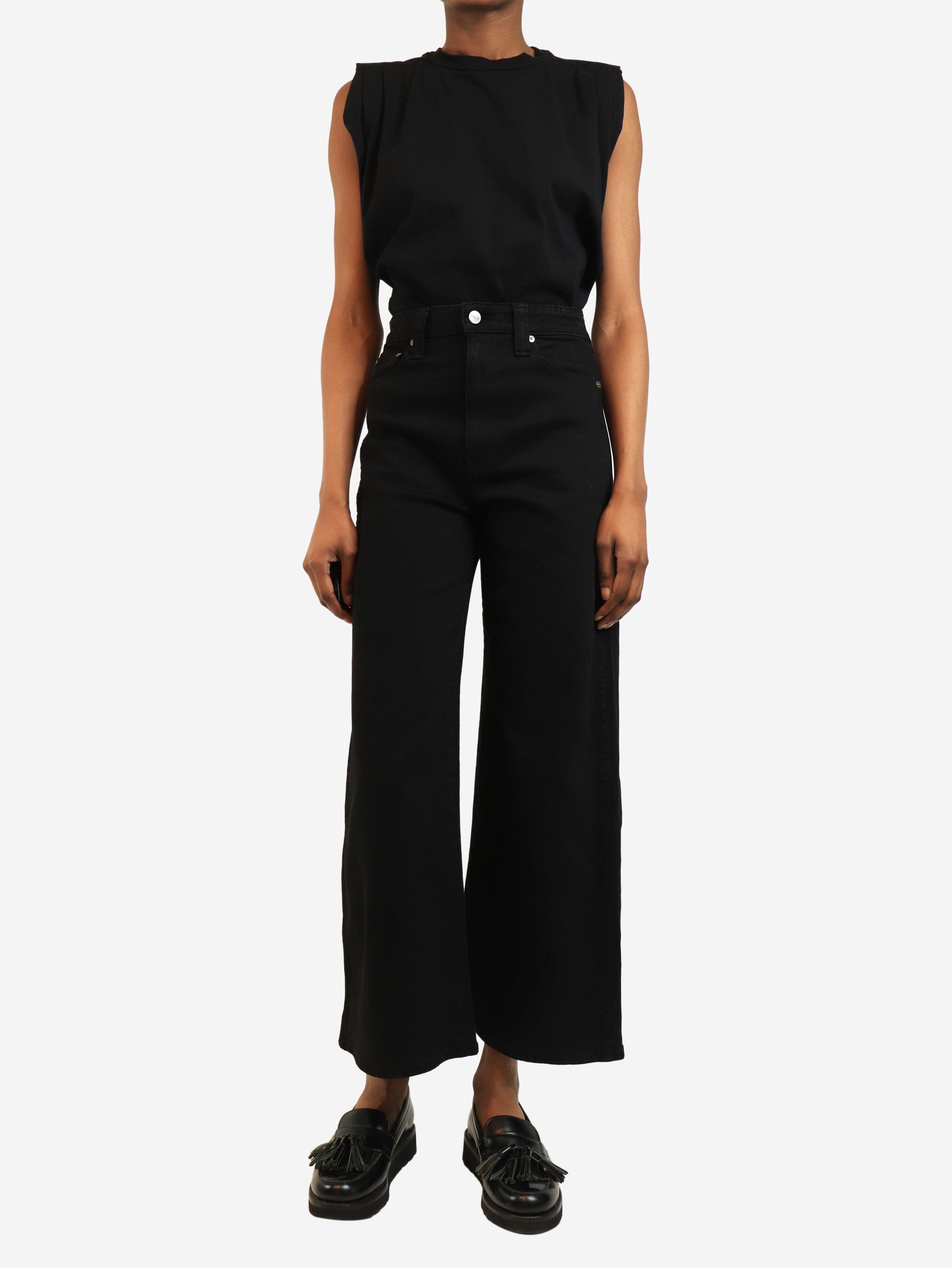 Other Black wide-leg jeans - W26 Size 26" / US 2 / IT 38 - 2 Thumbnail
