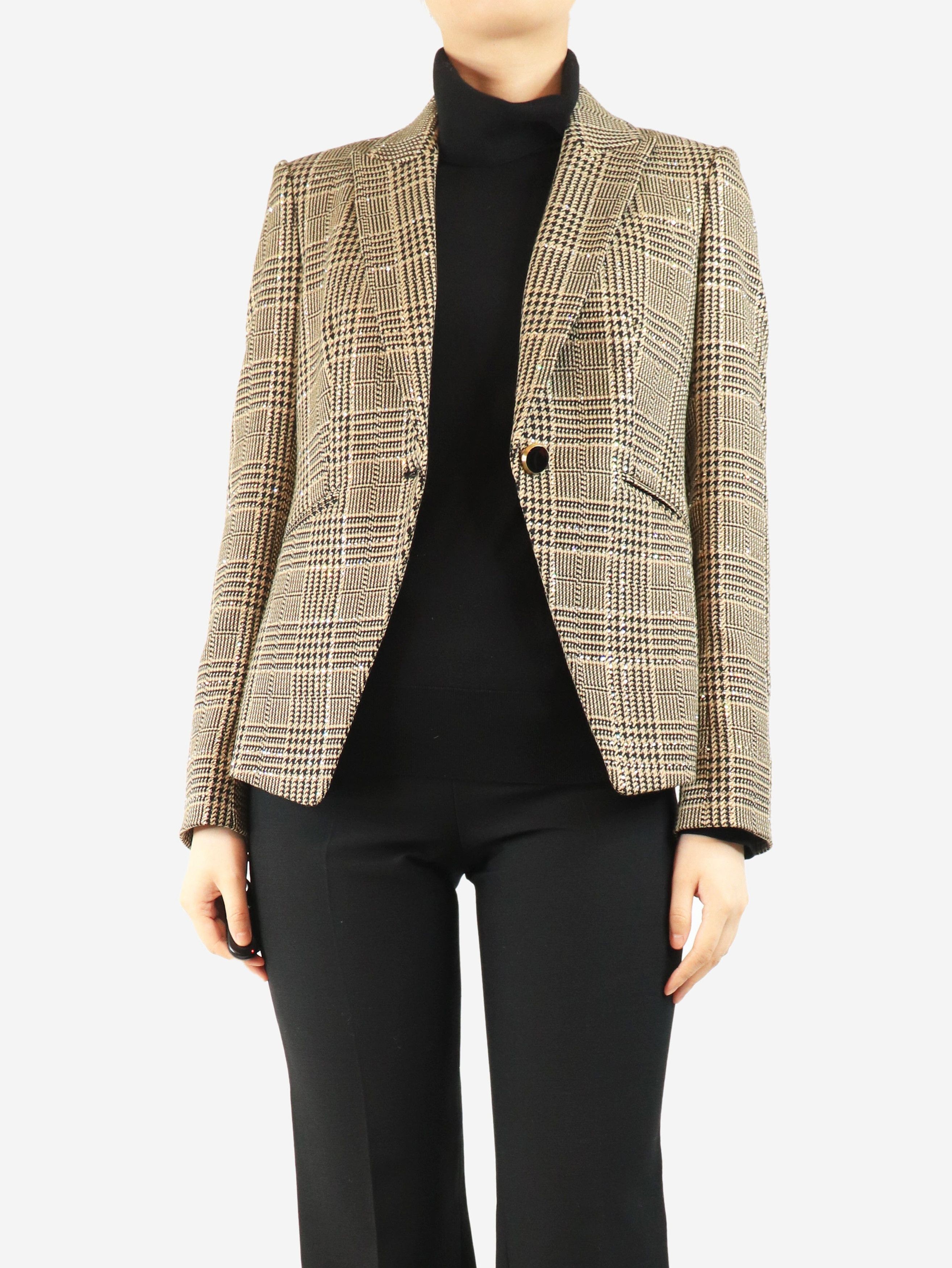 Other Neutral Dickey crystal-embellished jacket - UK 8 Size S / US 4 / IT 40 - 3 Thumbnail