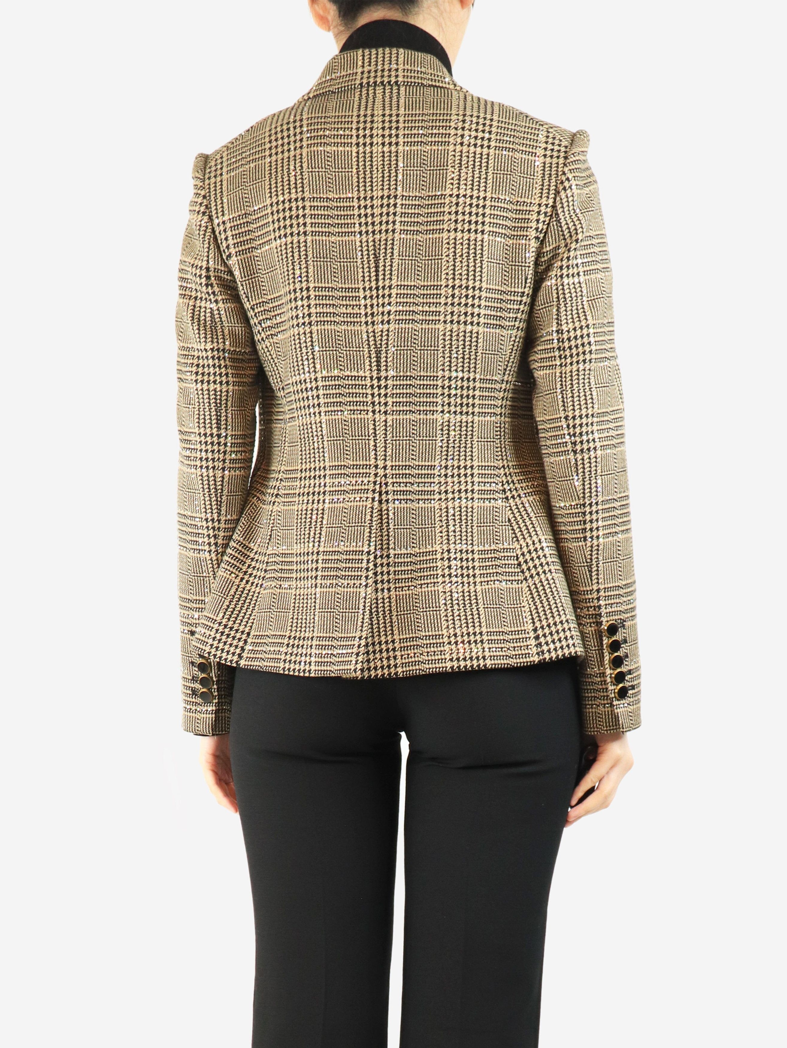 Other Neutral Dickey crystal-embellished jacket - UK 8 Size S / US 4 / IT 40 - 2 Thumbnail