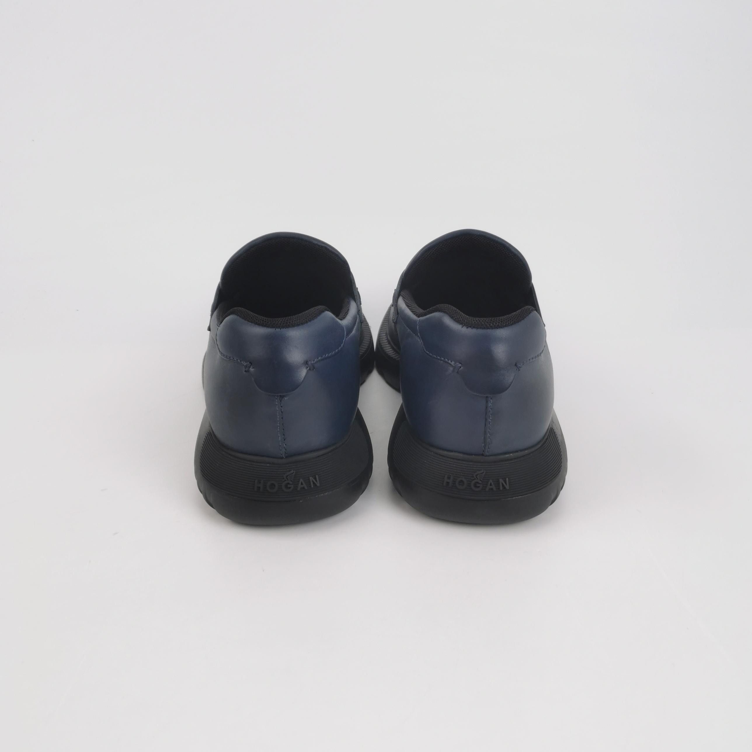 Hogan Hogan Blue Leather Penny Loafers Size 40 Size US 7 / EU 40 - 4 Thumbnail