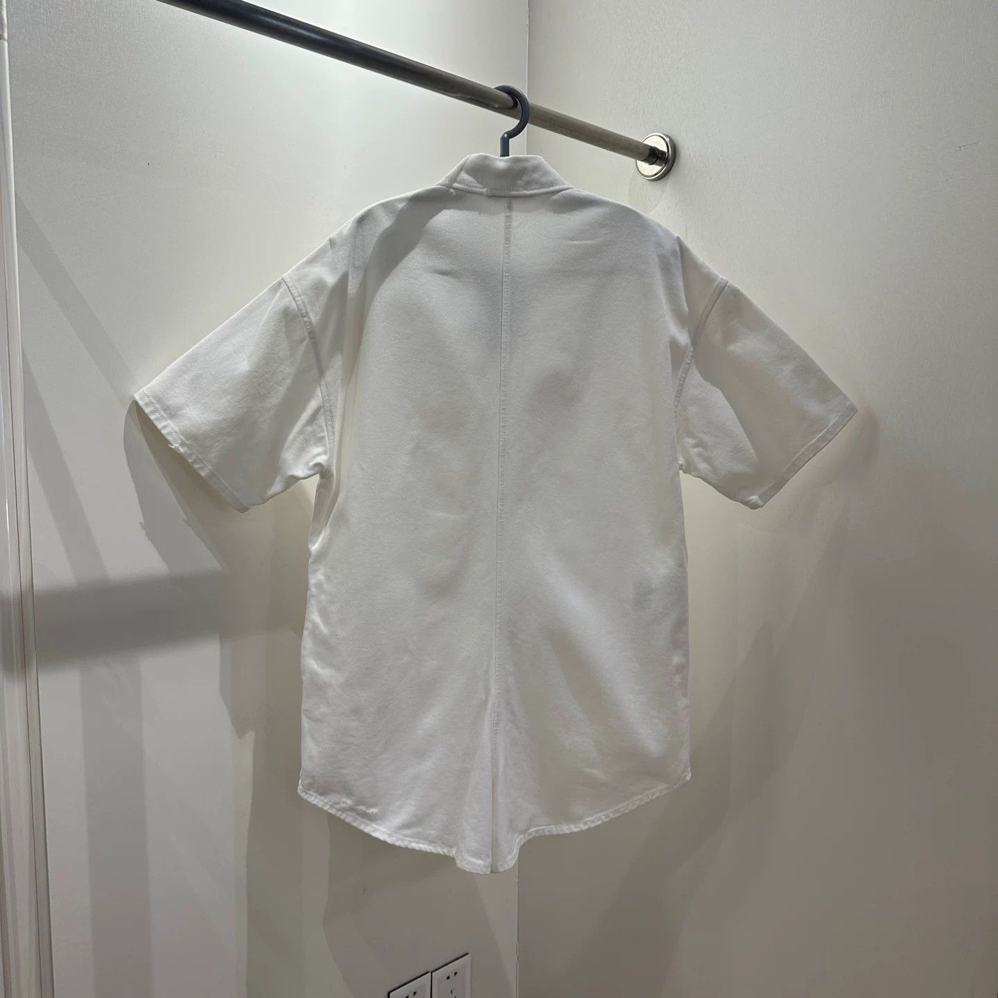 Prada Prada Denim White T-Shirt it_40 Women Size S / US 4 / IT 40 - 2 Thumbnail