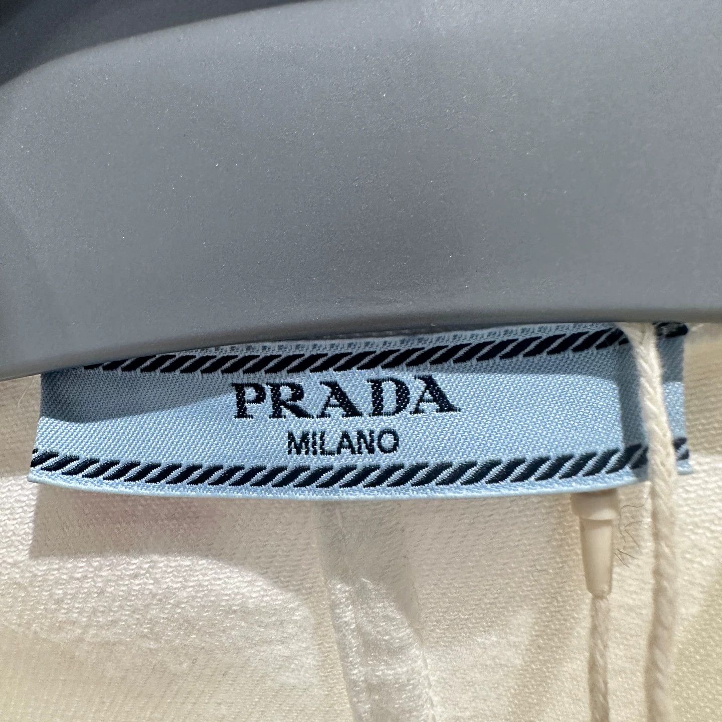 Prada Prada Denim White T-Shirt it_40 Women Size S / US 4 / IT 40 - 4 Thumbnail