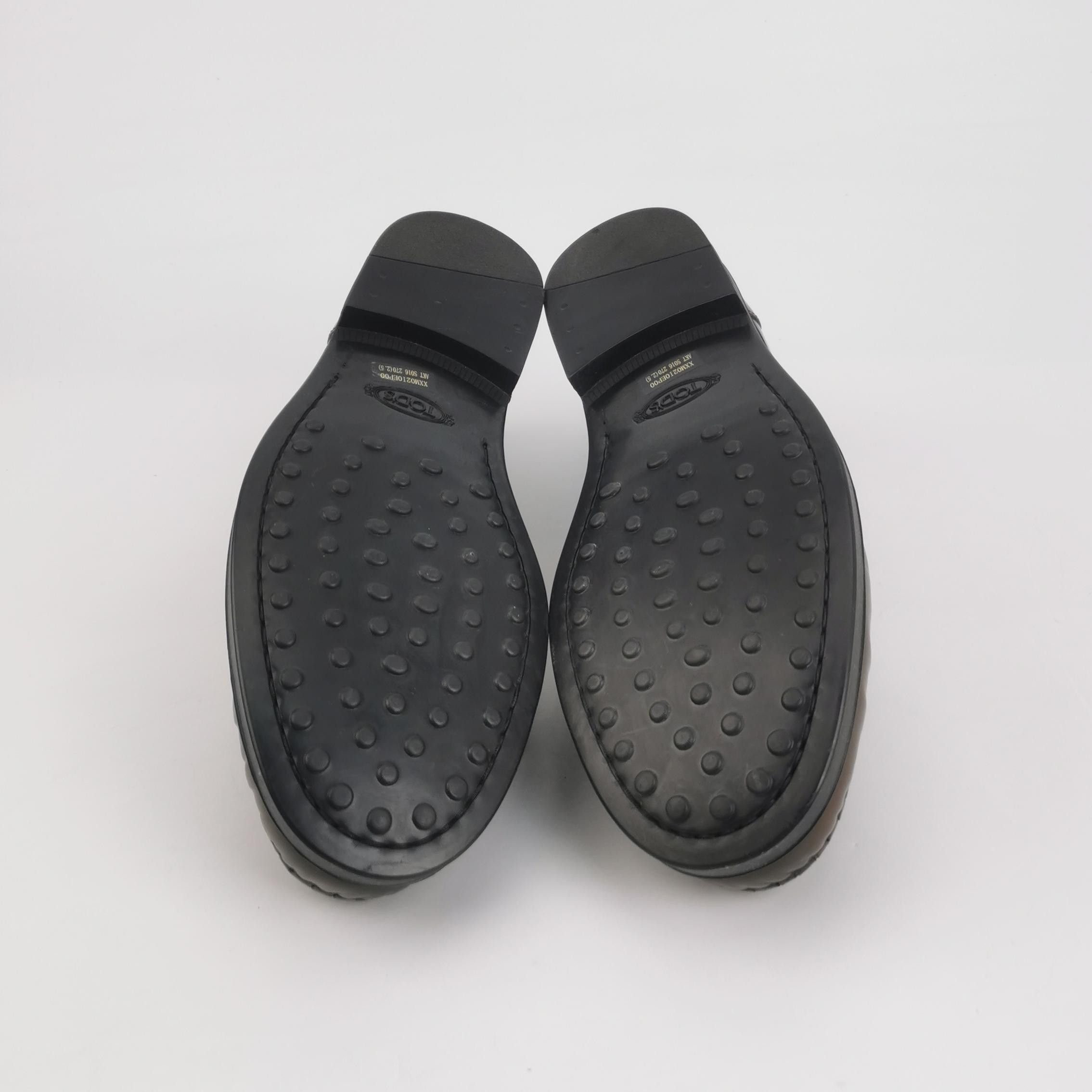 Tod's Tod's Metal Logo Leather Penny Loafers Size EU 44 Size US 11 / EU 44 - 5 Thumbnail