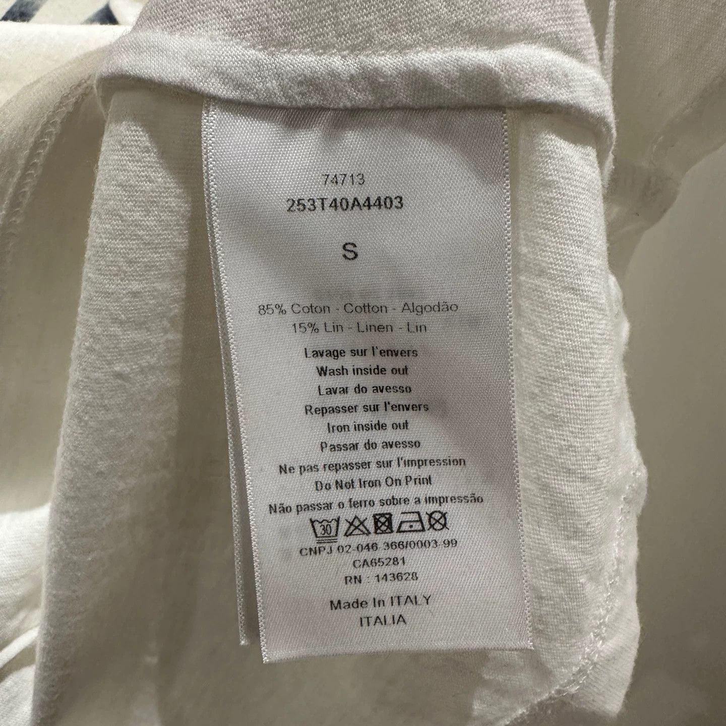 Dior Dior T-Shirt S Women Size S / US 4 / IT 40 - 4 Thumbnail