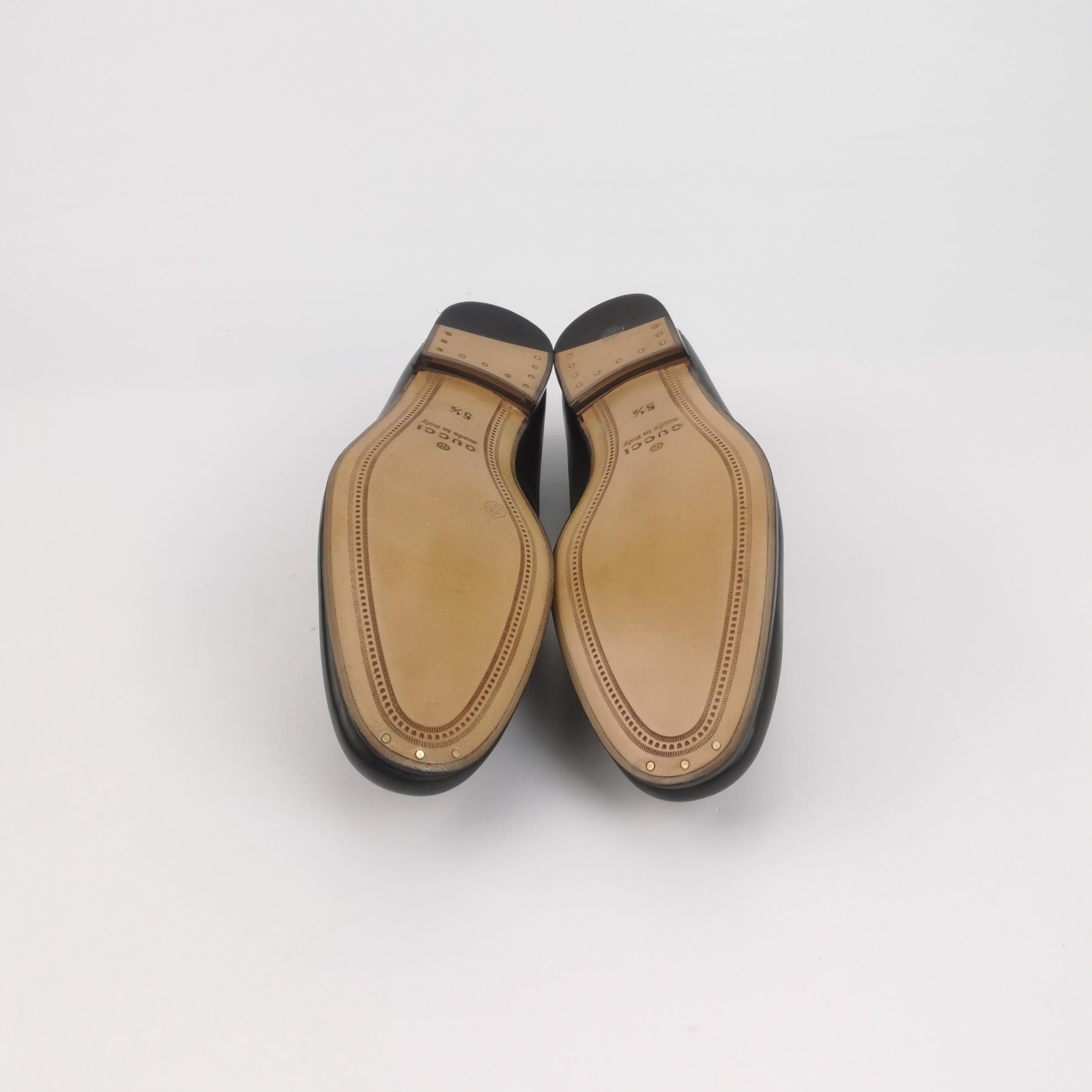 Gucci Gucci Horsebit Leather Loafers 39.5 Size US 6 / EU 39 - 5 Thumbnail