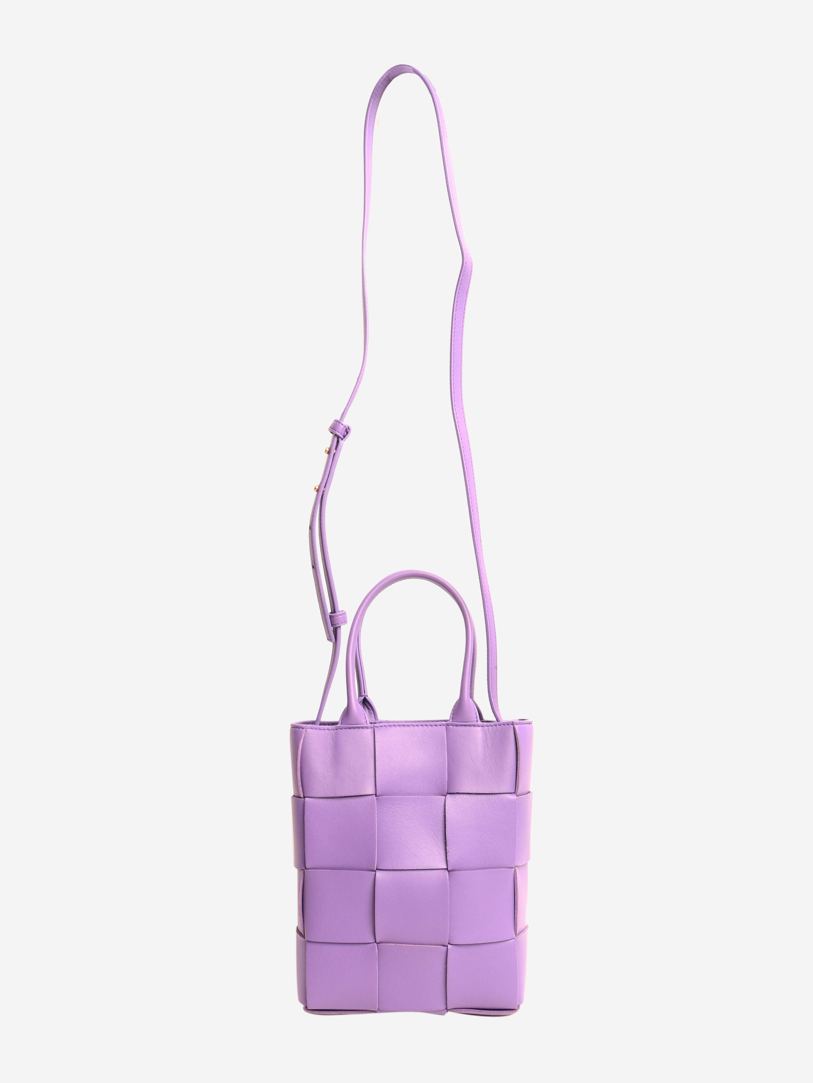 Bottega Veneta Purple mini Cassette tote bag Size ONE SIZE - 2 Thumbnail
