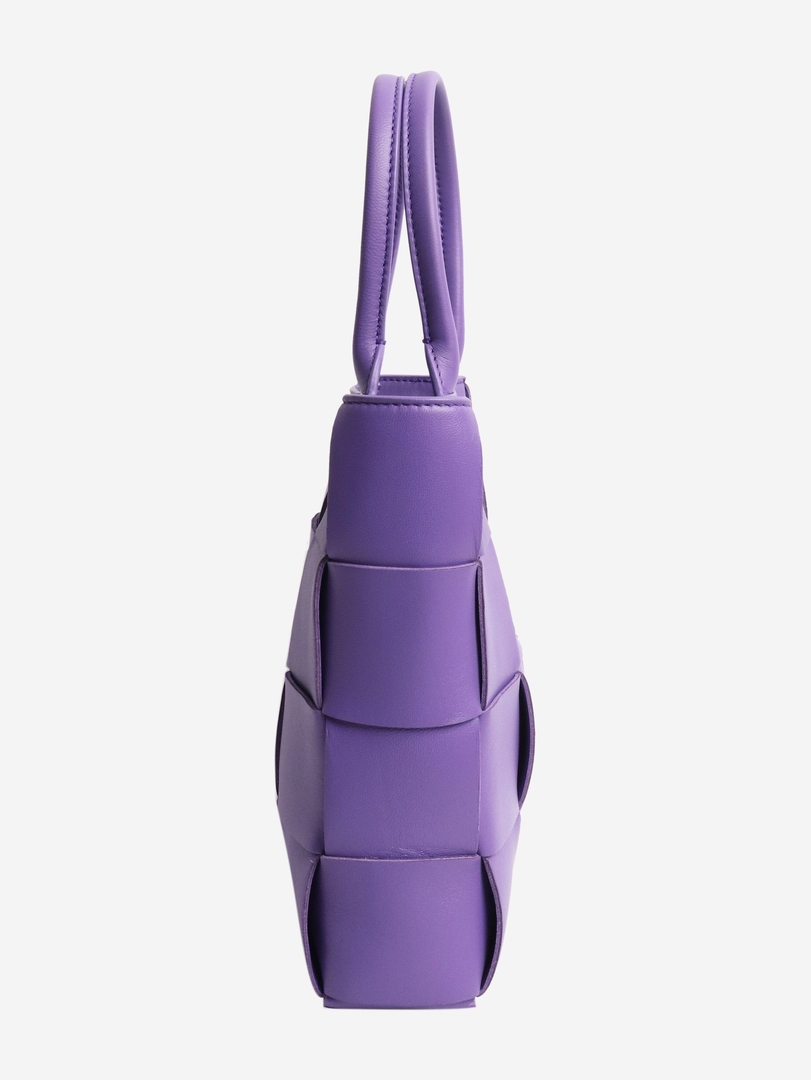 Bottega Veneta Purple mini Cassette tote bag Size ONE SIZE - 4 Thumbnail