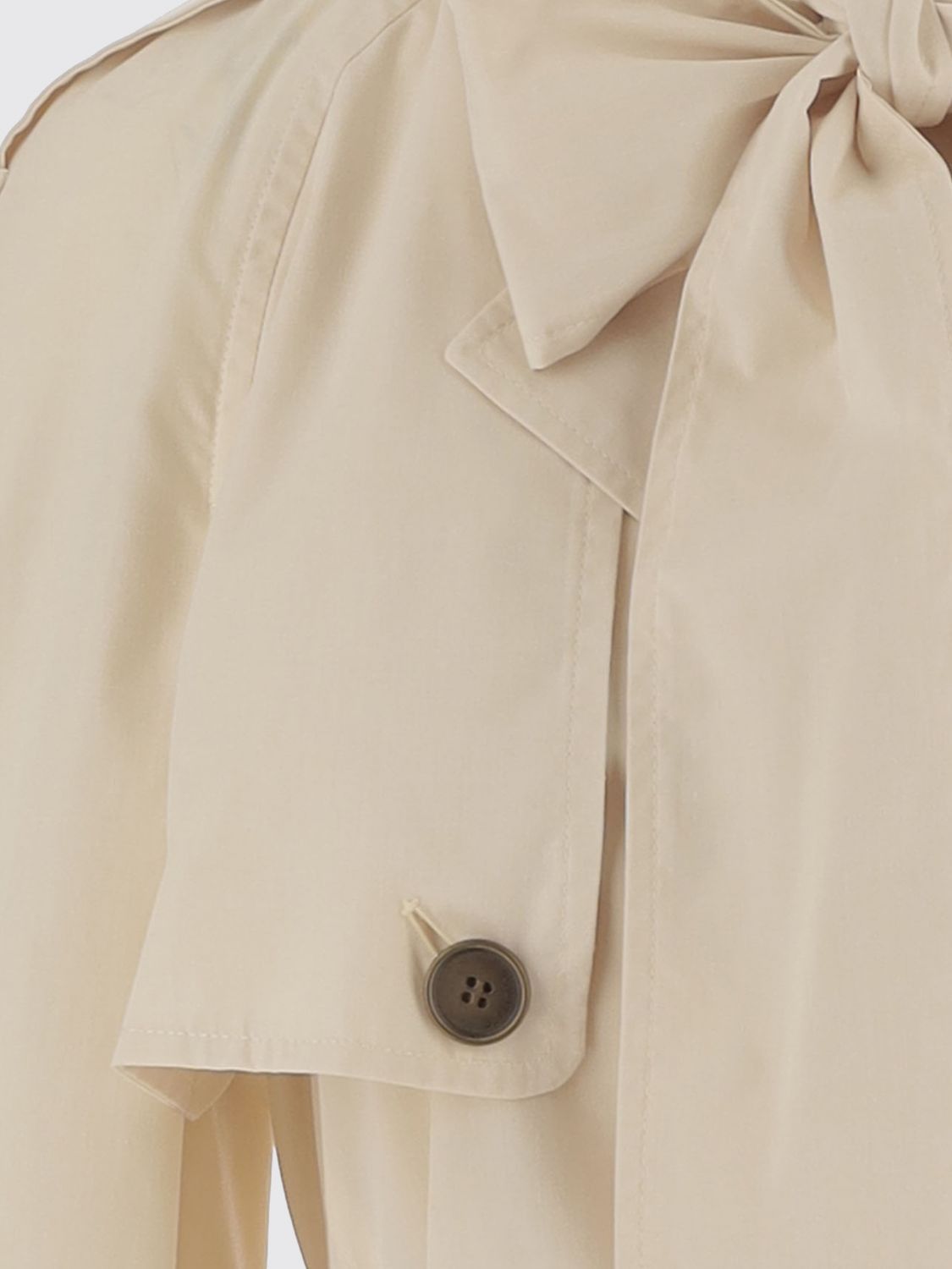 Burberry Burberry Jacket Woman Ivory Size S / US 4 / IT 40 - 4 Thumbnail