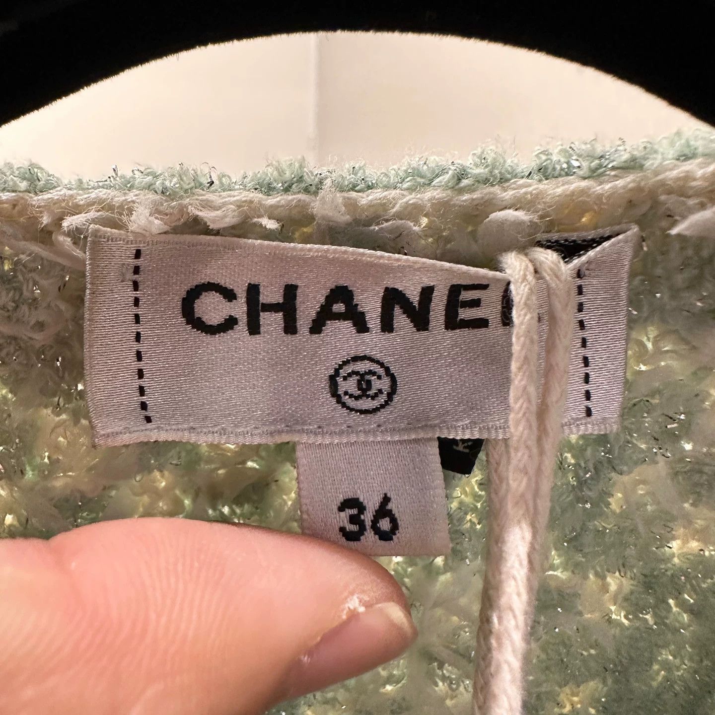 Chanel Chanel Knit Green T-Shirt it_36 Women Size XS / US 0-2 / IT 36-38 - 3 Thumbnail
