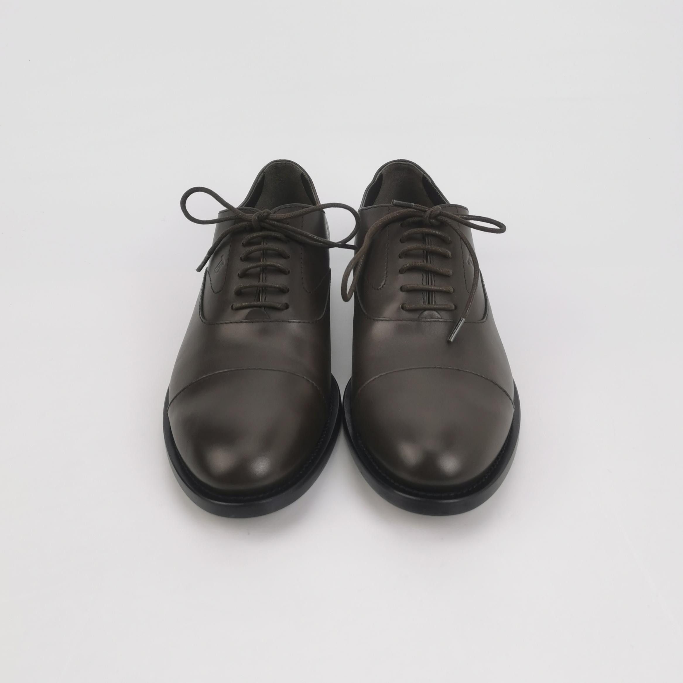 Tod's Tod's Brown Leather Oxford Shoes EU 39 Size US 6 / EU 39 - 3 Thumbnail