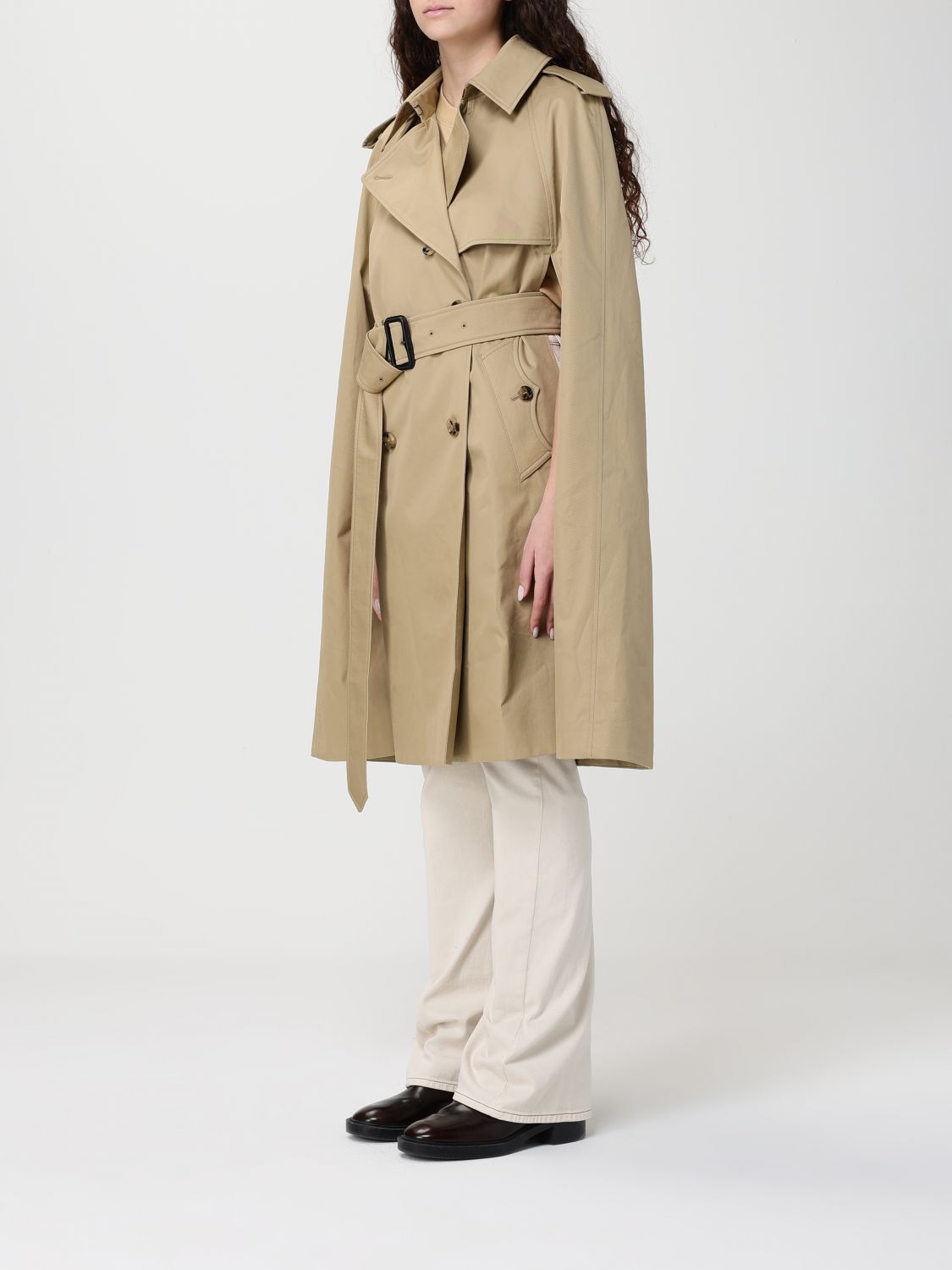Burberry Burberry Jacket Woman Beige Size L / US 10 / IT 46 - 4 Thumbnail