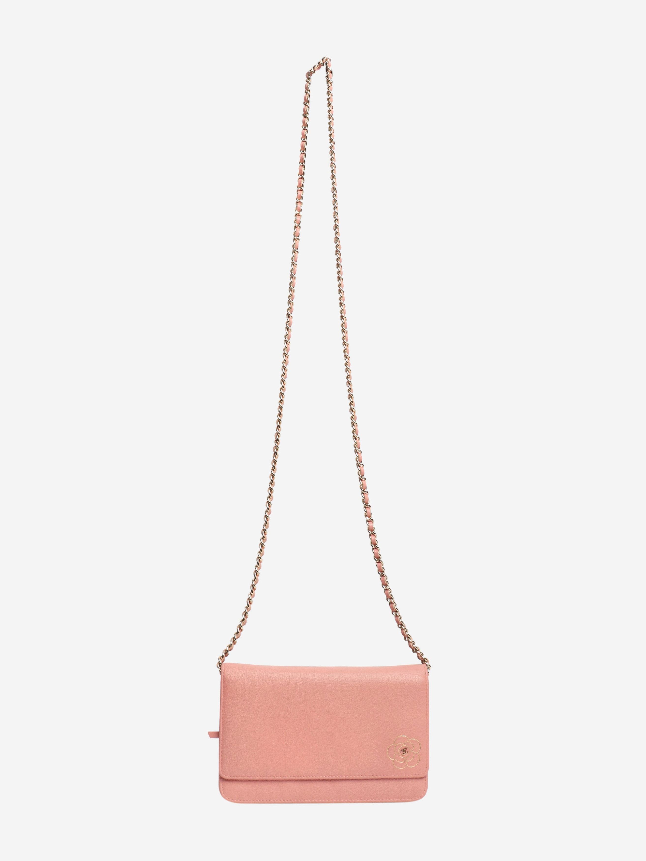 Chanel Pink 2012 Camellia Wallet on Chain bag Size ONE SIZE - 2 Thumbnail