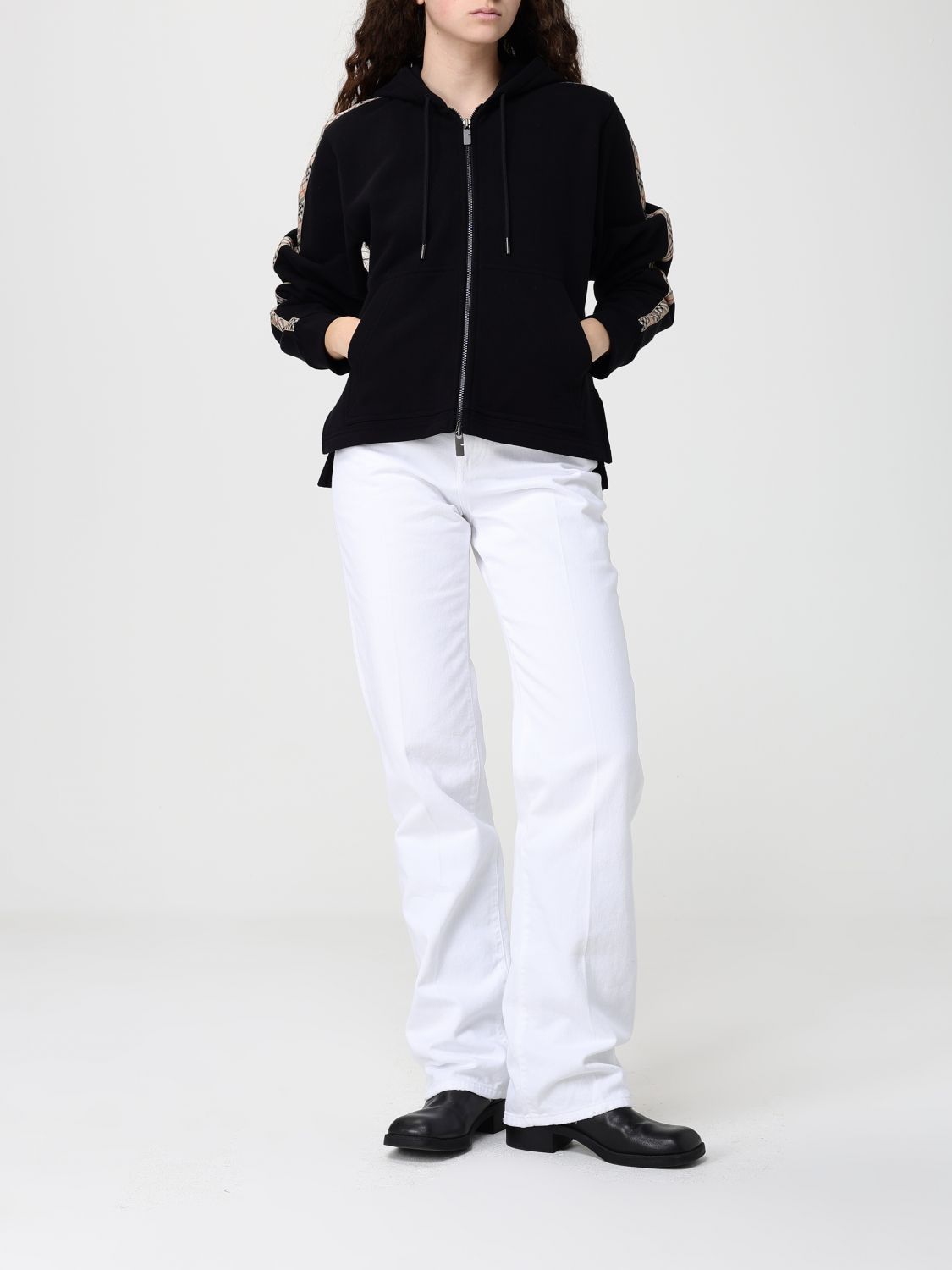 Burberry Burberry Sweatshirt Woman Black Size S / US 4 / IT 40 - 2 Thumbnail