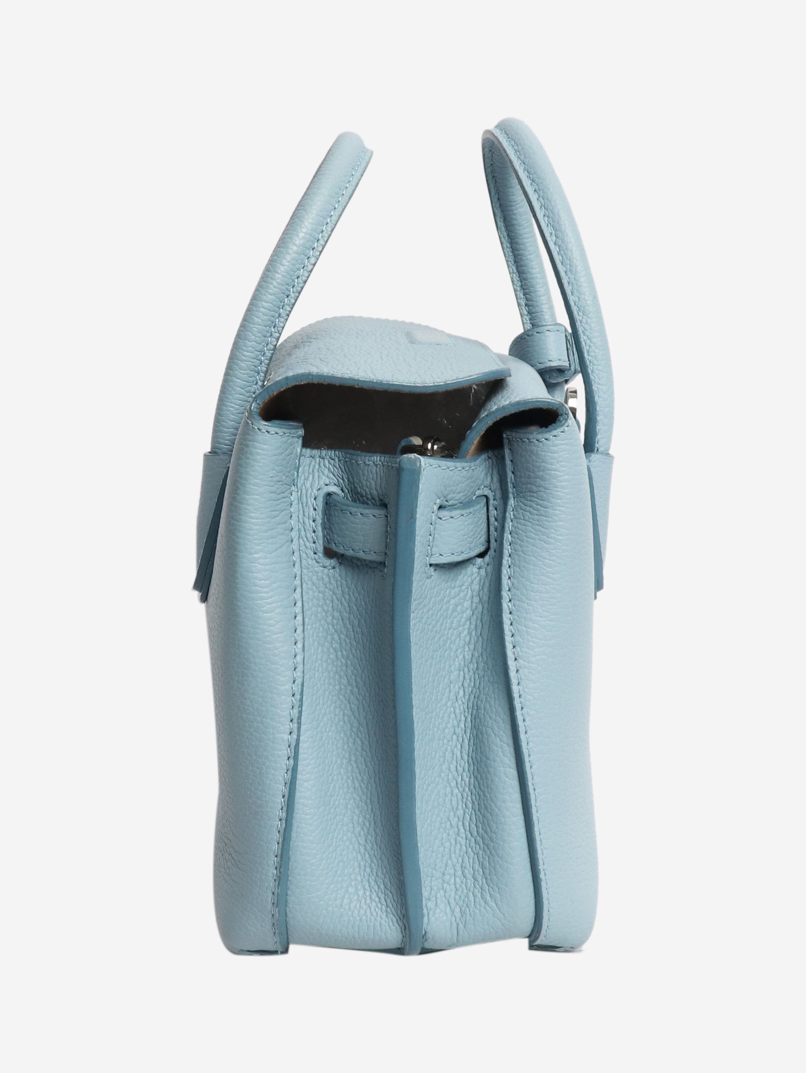 MCM Light blue leather crossbody bag Size ONE SIZE - 2 Thumbnail