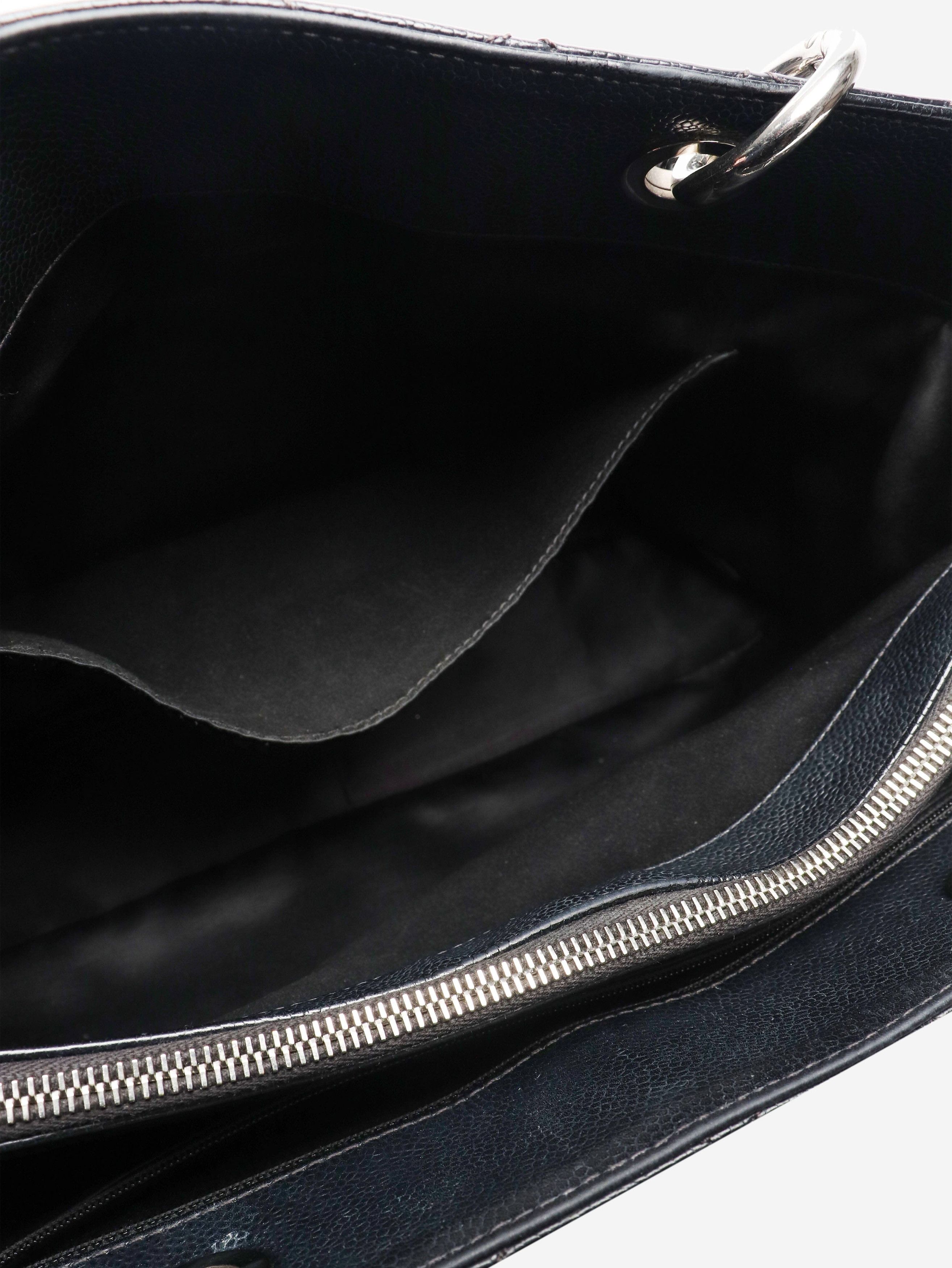 Chanel Black 2014 Caviar Grand shopping tote bag Size ONE SIZE - 5 Thumbnail