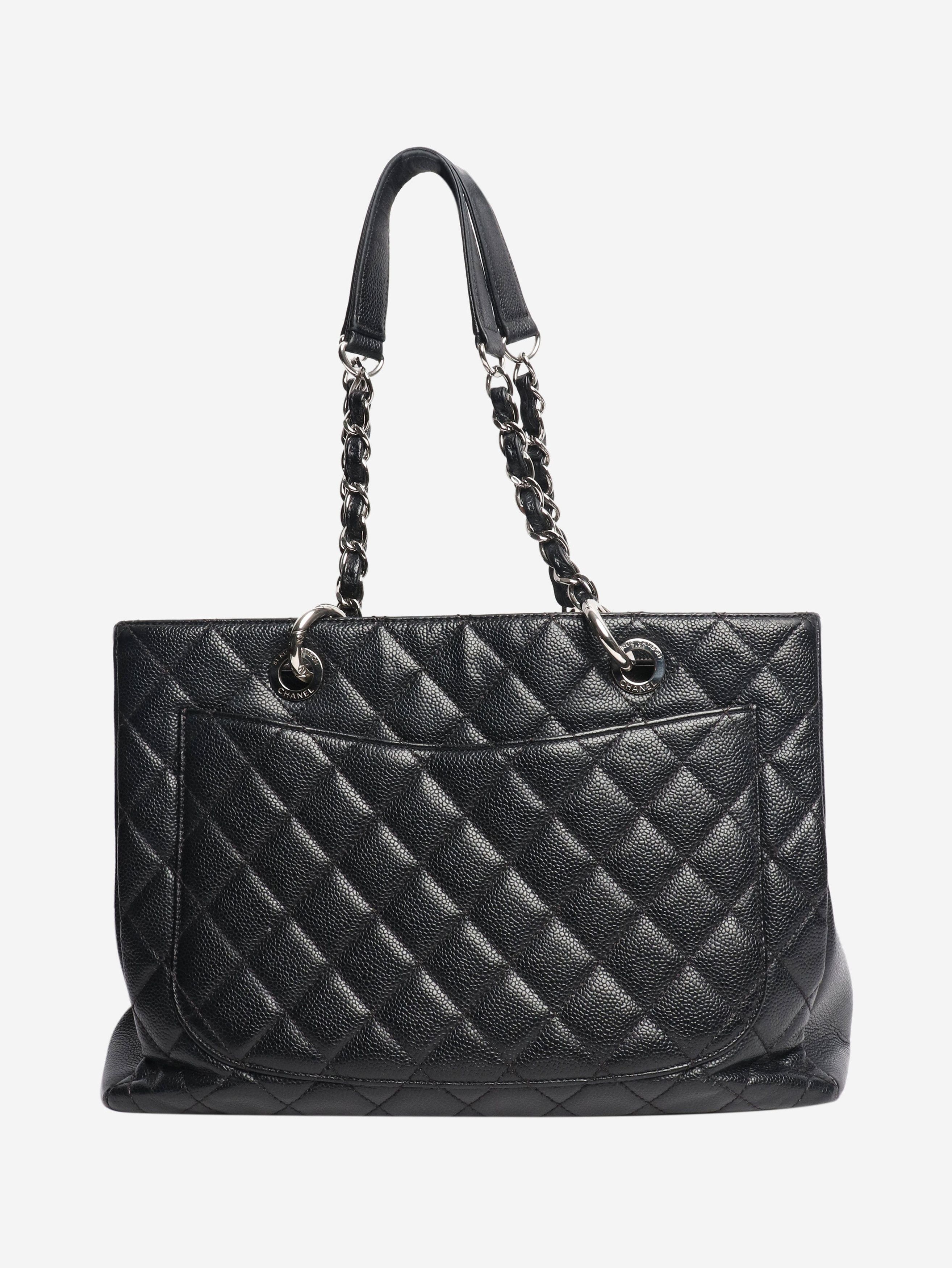 Chanel Black 2014 Caviar Grand shopping tote bag Size ONE SIZE - 3 Thumbnail