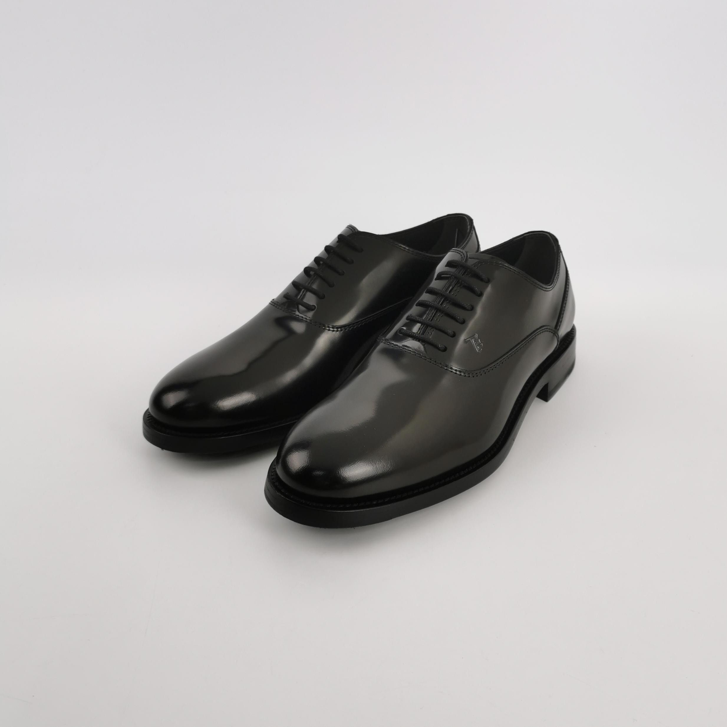 Tod's Tod's Black Leather Oxford Shoes Size 6 Size US 6 / EU 39 - 2 Thumbnail