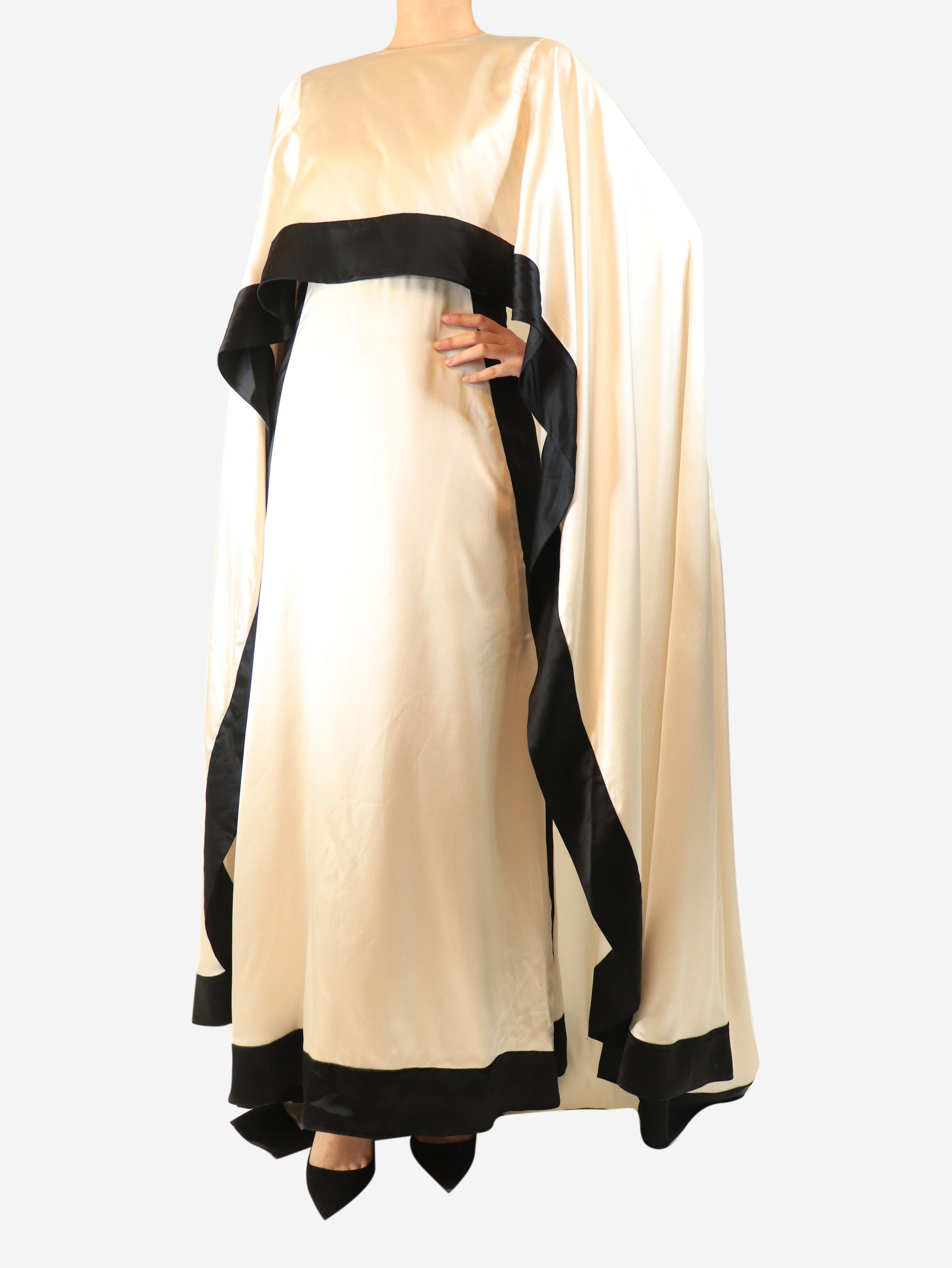 Other Neutral satin silk maxi cape dress - M Size M / US 6-8 / IT 42-44 - 5 Thumbnail