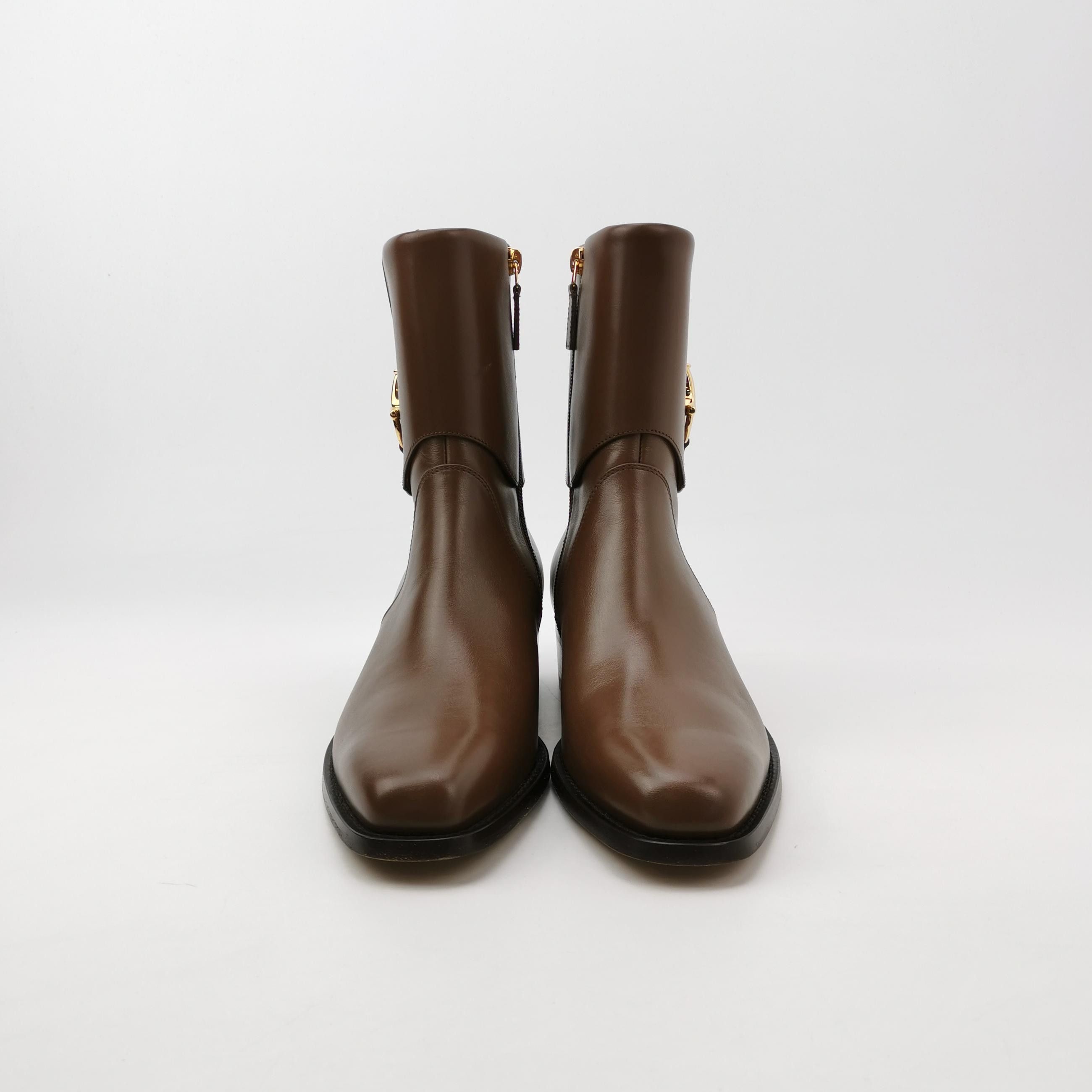 Gucci Gucci Horsebit Leather Ankle Boots Size 41 Size US 8 / EU 41 - 3 Thumbnail