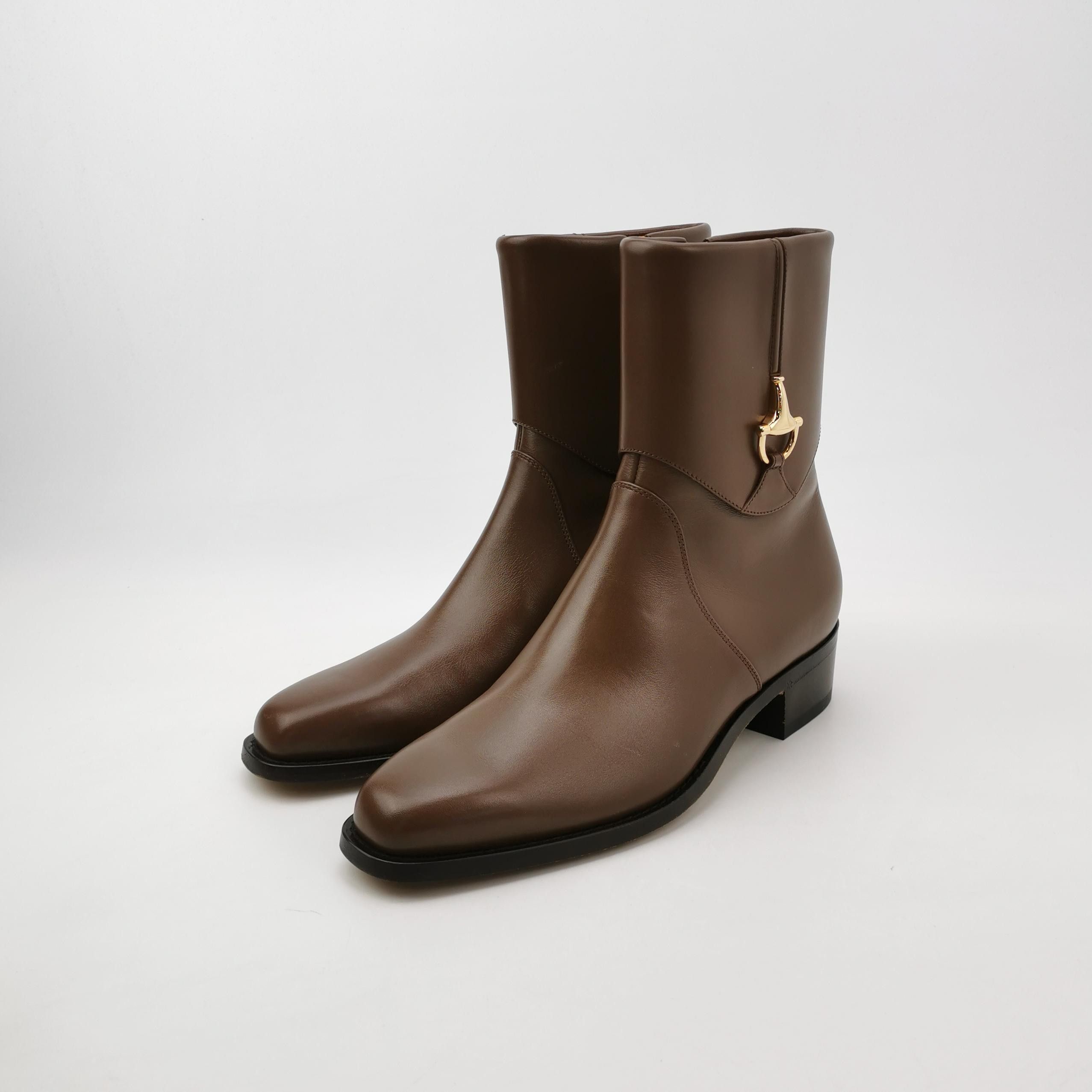 Gucci Gucci Horsebit Leather Ankle Boots Size 41 Size US 8 / EU 41 - 2 Thumbnail