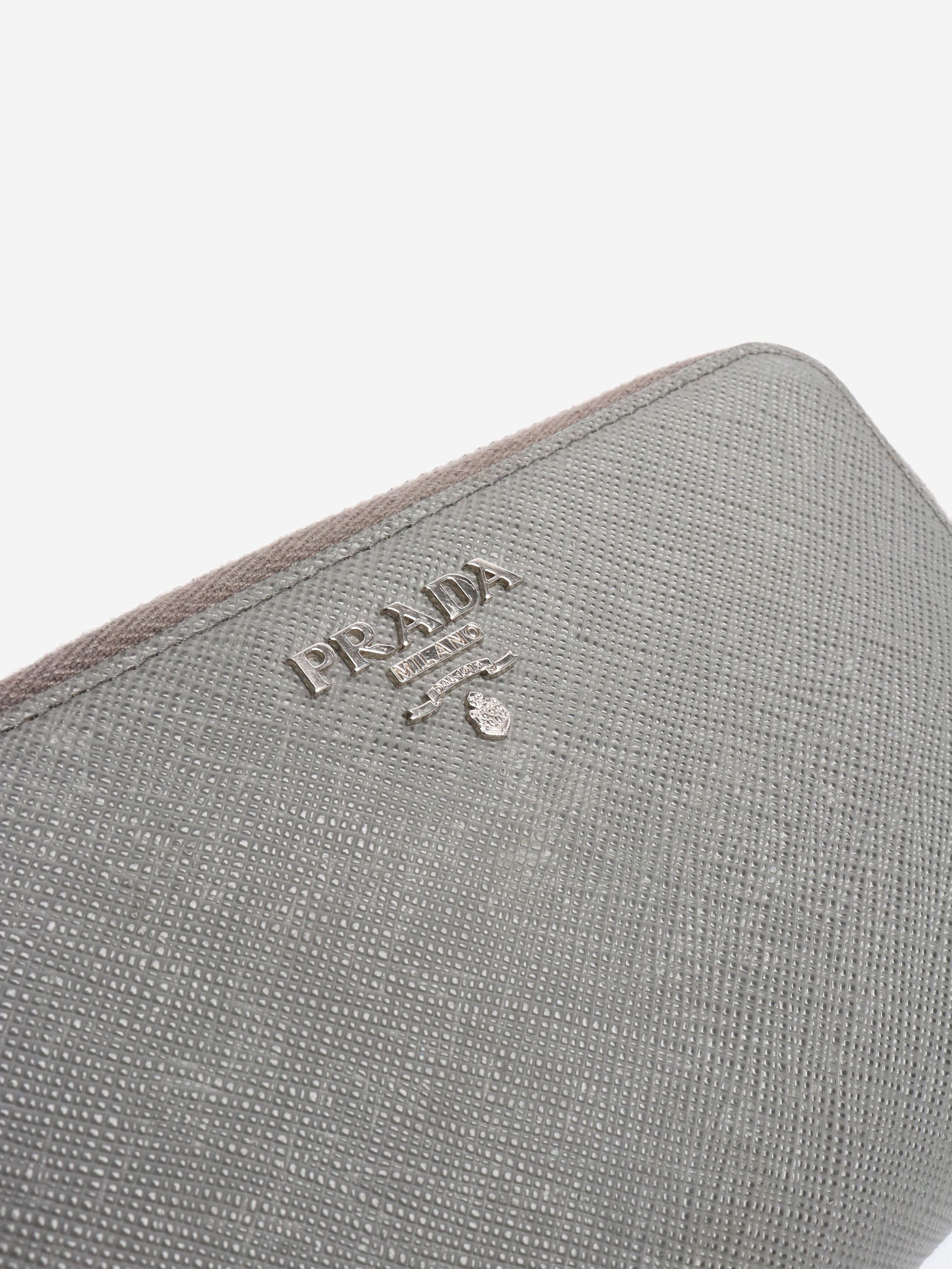 Other Grey Saffiano zip wallet Size ONE SIZE - 4 Thumbnail