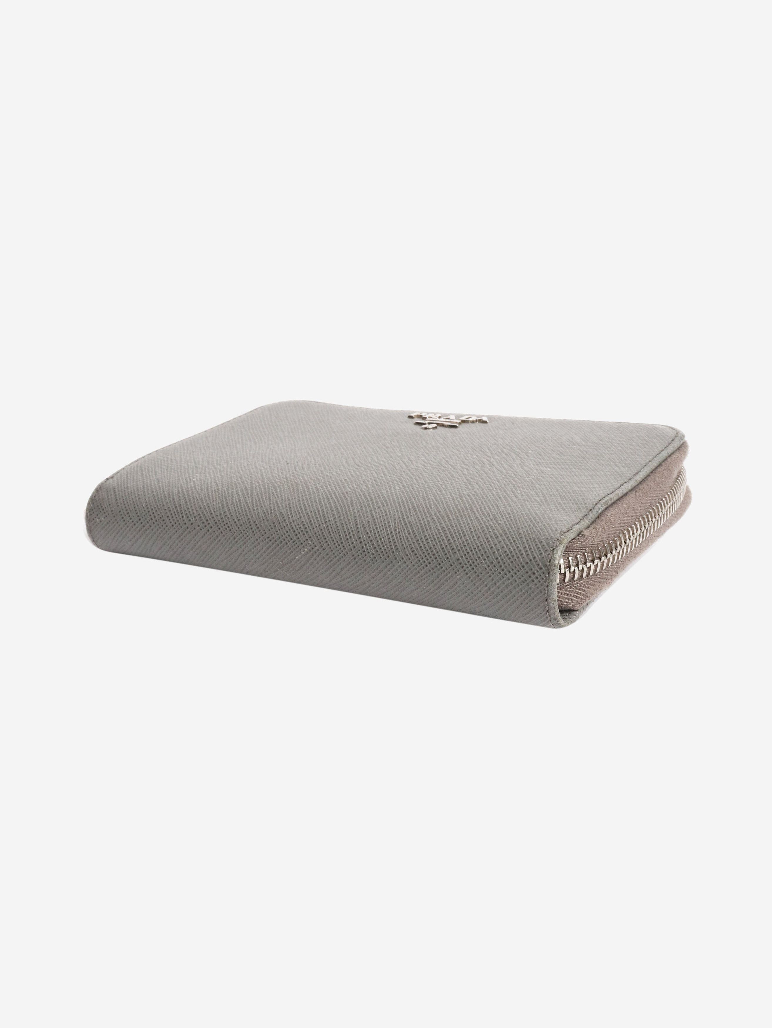 Other Grey Saffiano zip wallet Size ONE SIZE - 3 Thumbnail