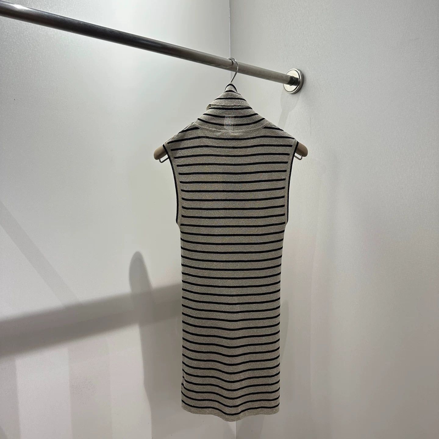 Brunello Cucinelli Brunello Cucinelli Striped Dress M Women Size M / US 6-8 / IT 42-44 - 2 Thumbnail