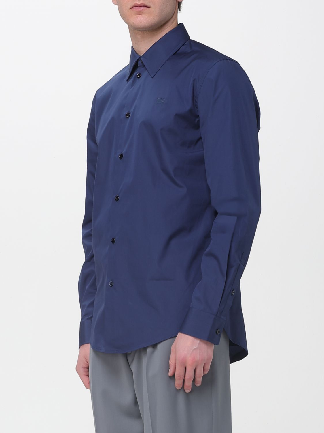 Burberry Burberry Shirt Men Blue Size US M / EU 48-50 / 2 - 4 Thumbnail